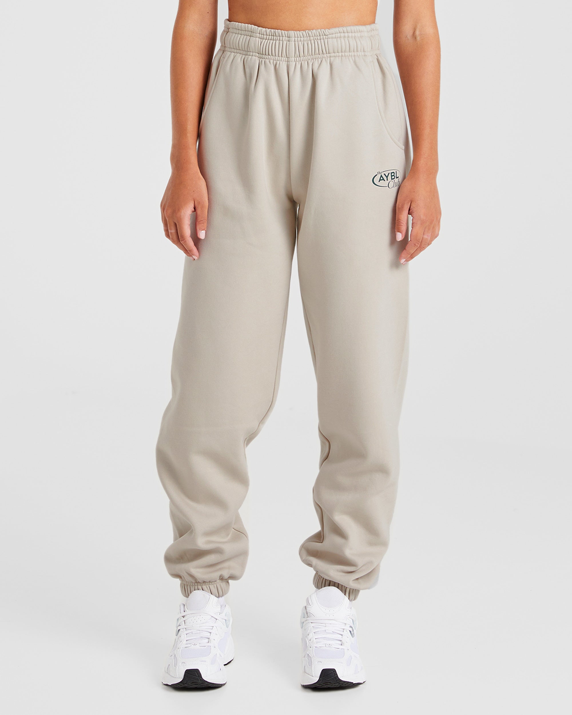 AYBL Club Oversized Joggers - Sand/Grün