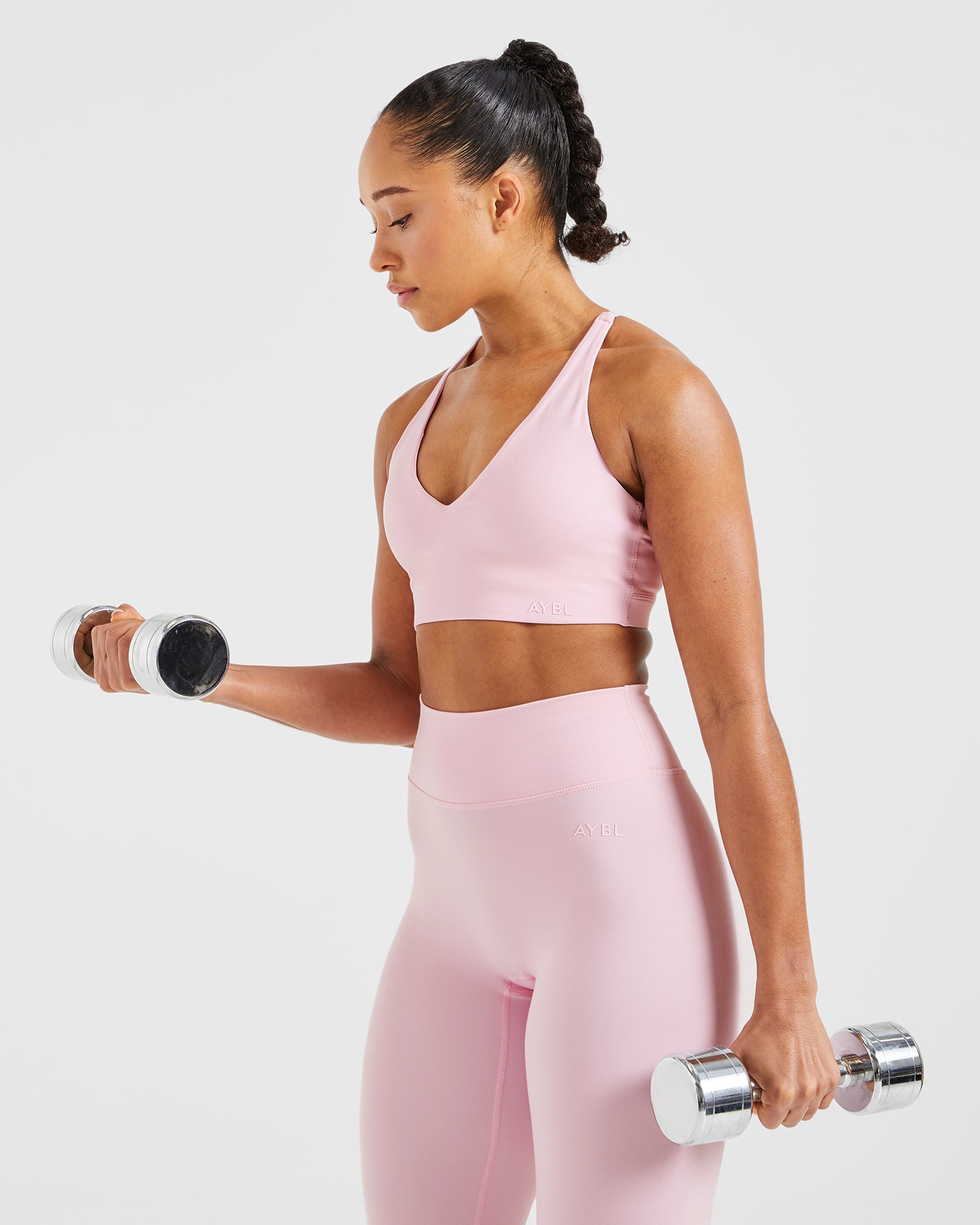 Staple Sports Bra - Pastel Rosa