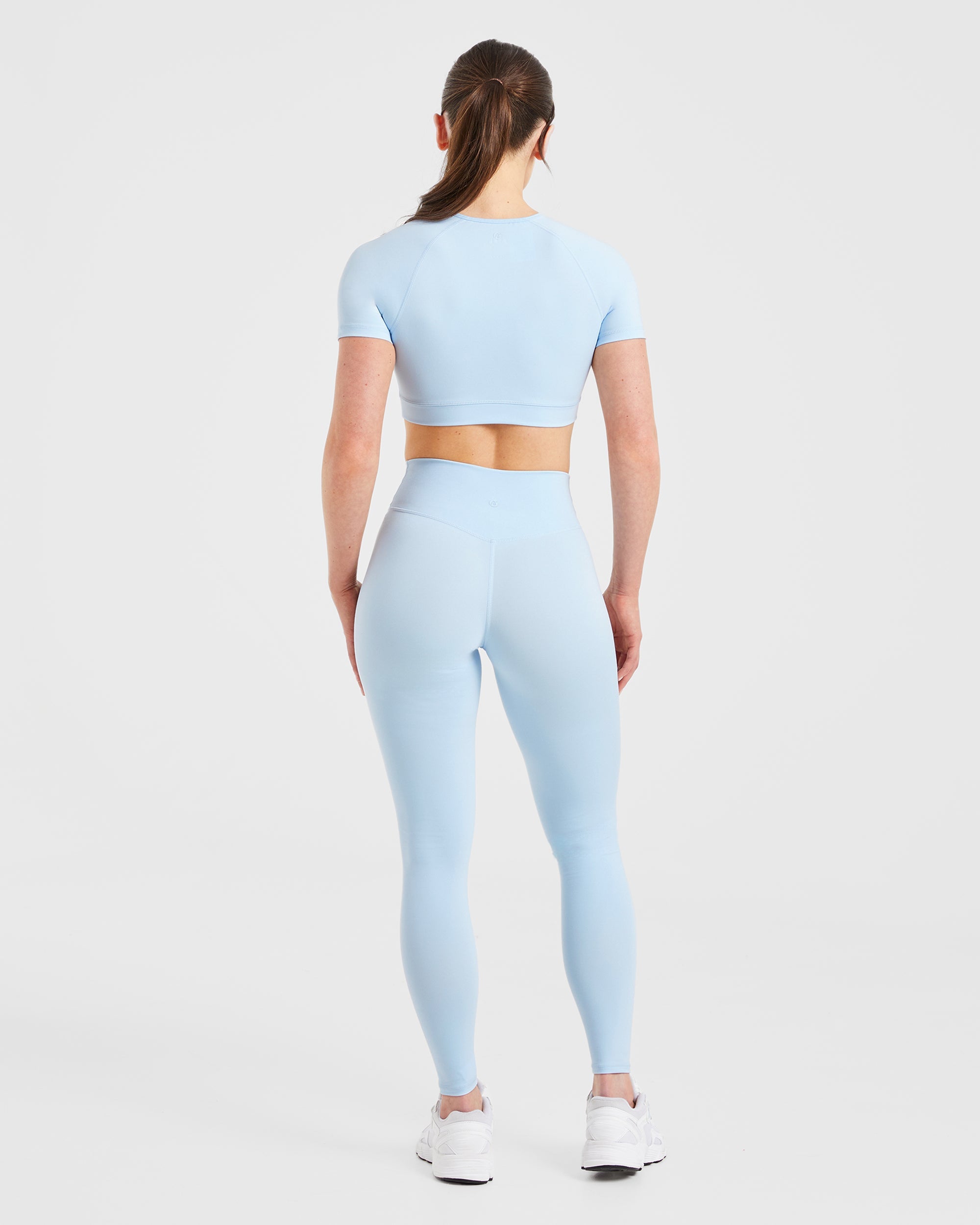 Staple Crop Top - Pastel Blau