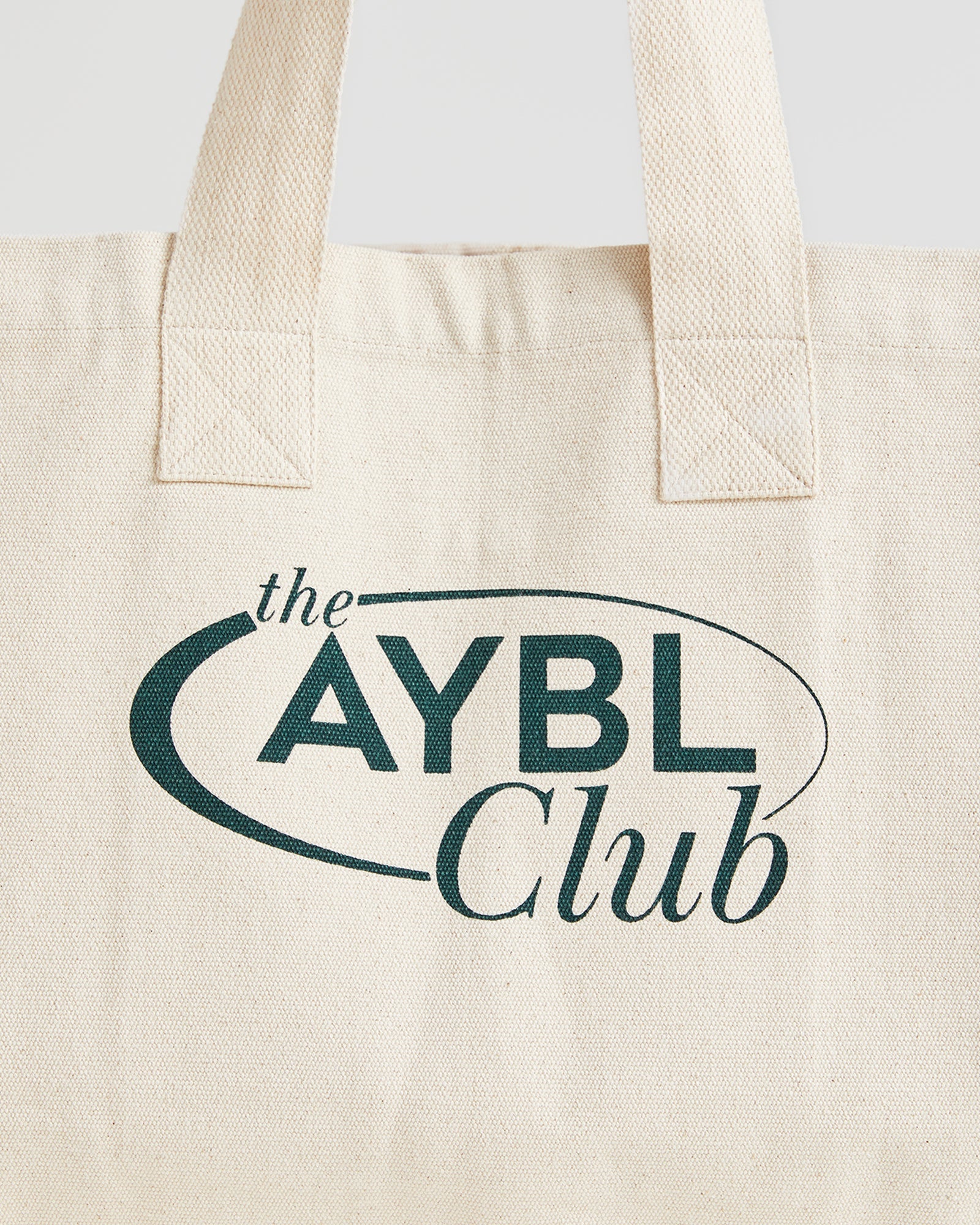 AYBL Club Tote Bag - Canvas/Grün