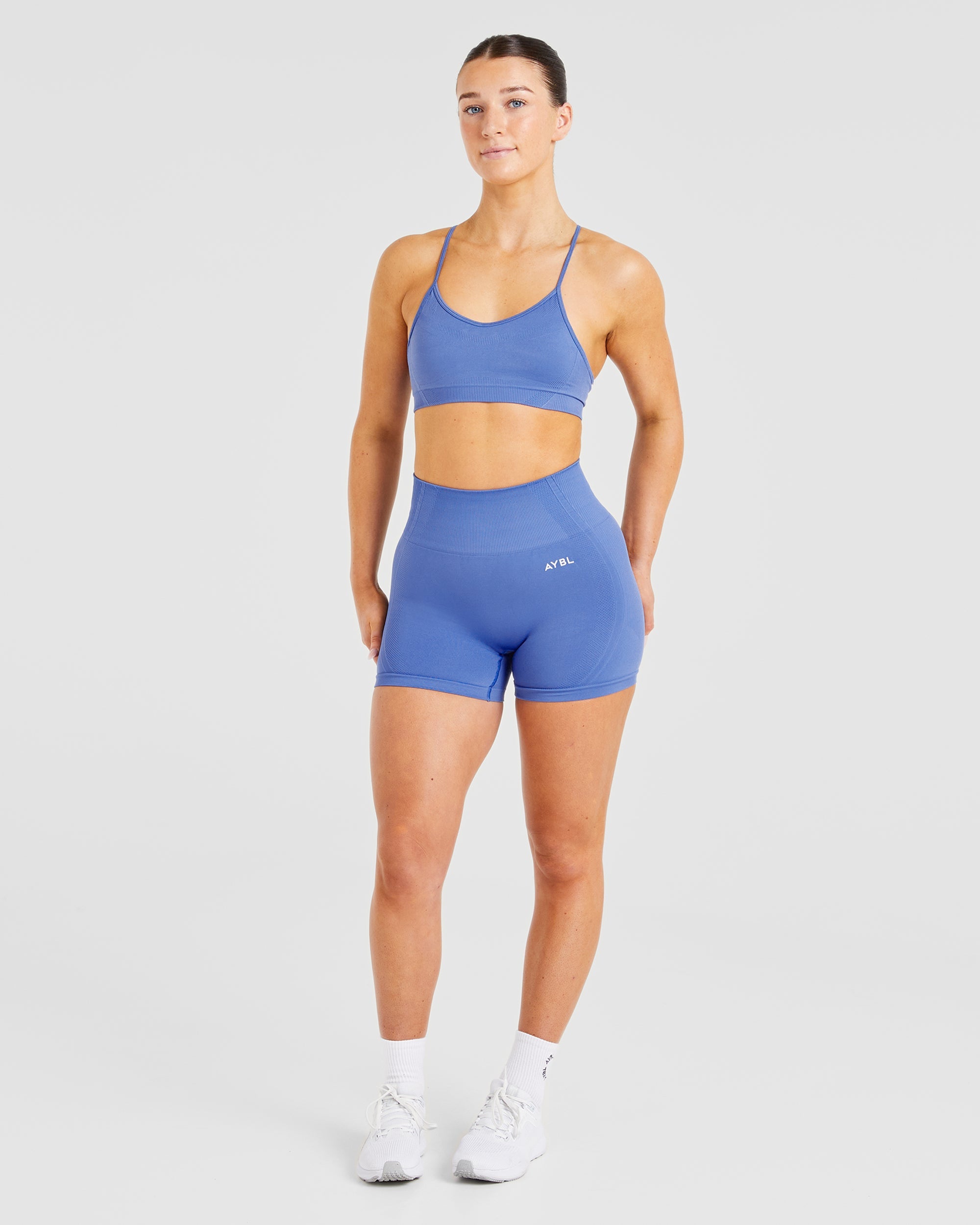 Balance V3 Seamless Strappy Sports Bra - Bright Cobalt