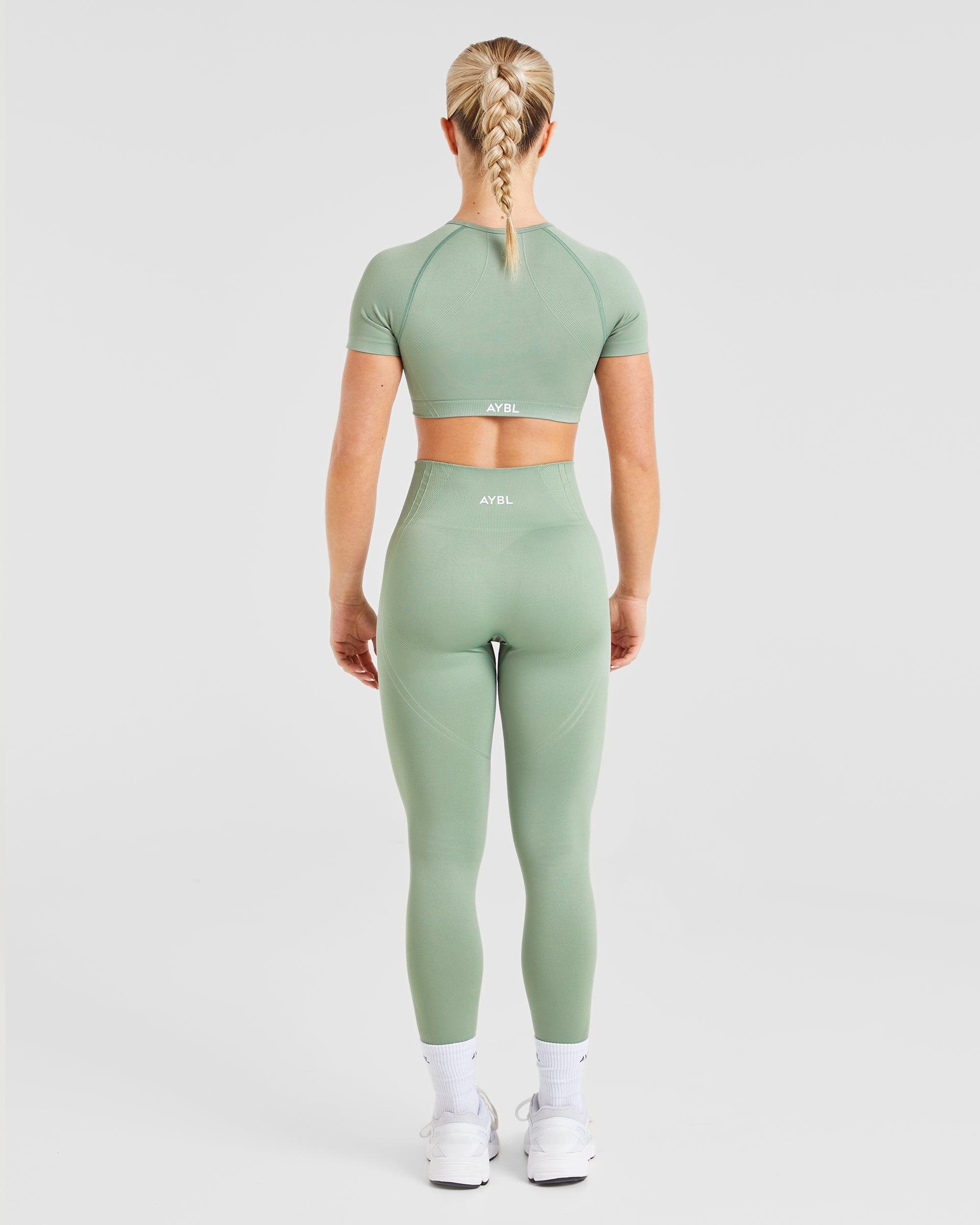 Balance V3 Seamless Crop Top - Grove Grün