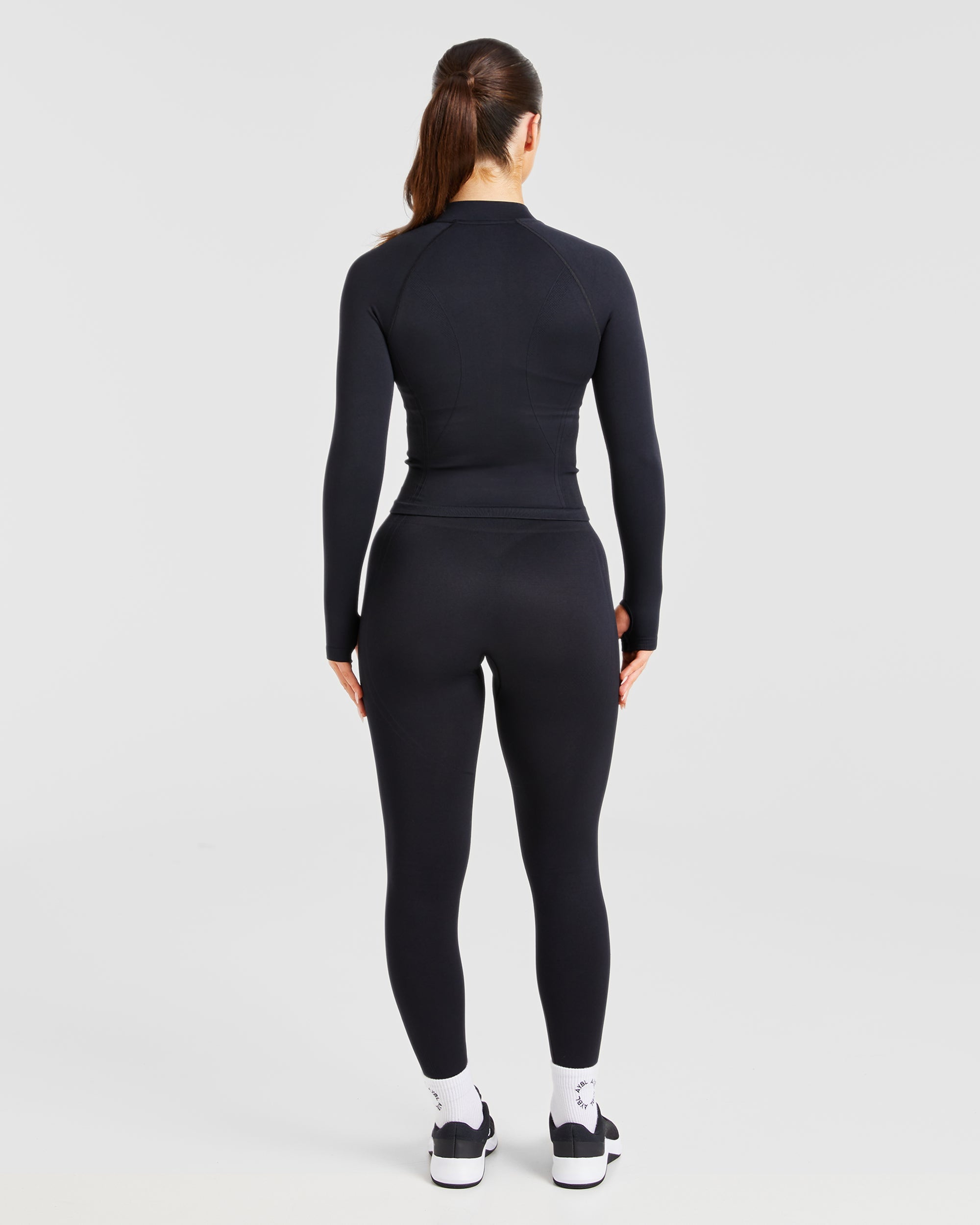 Balance V3 Seamless Zip Jacket - Schwarz