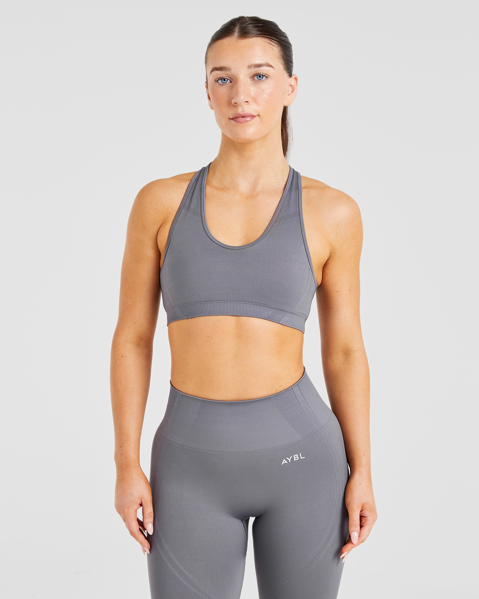 Balance V3 Seamless Sports Bra - Charcoal Grau