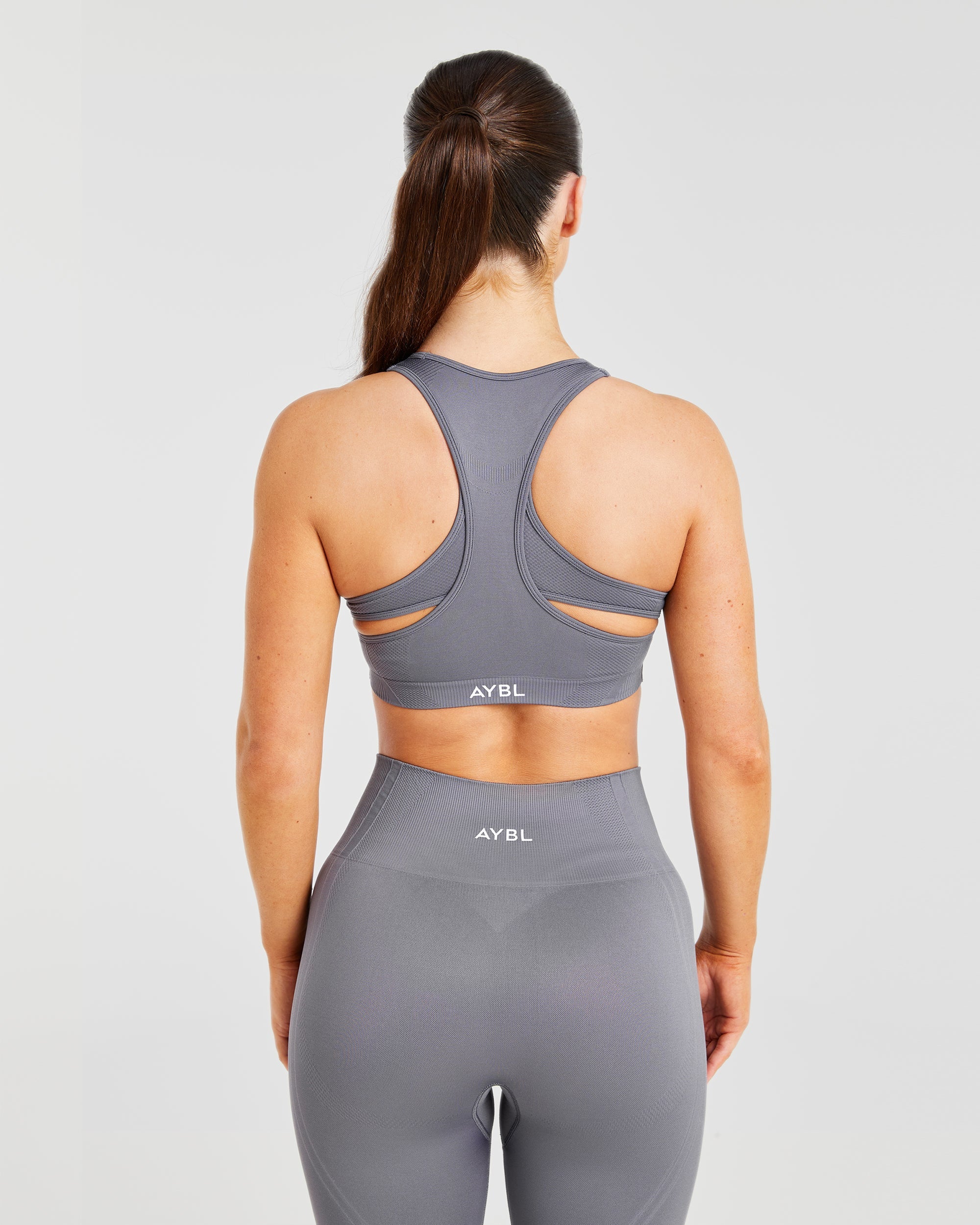 Balance V3 Seamless Sports Bra - Charcoal Grau