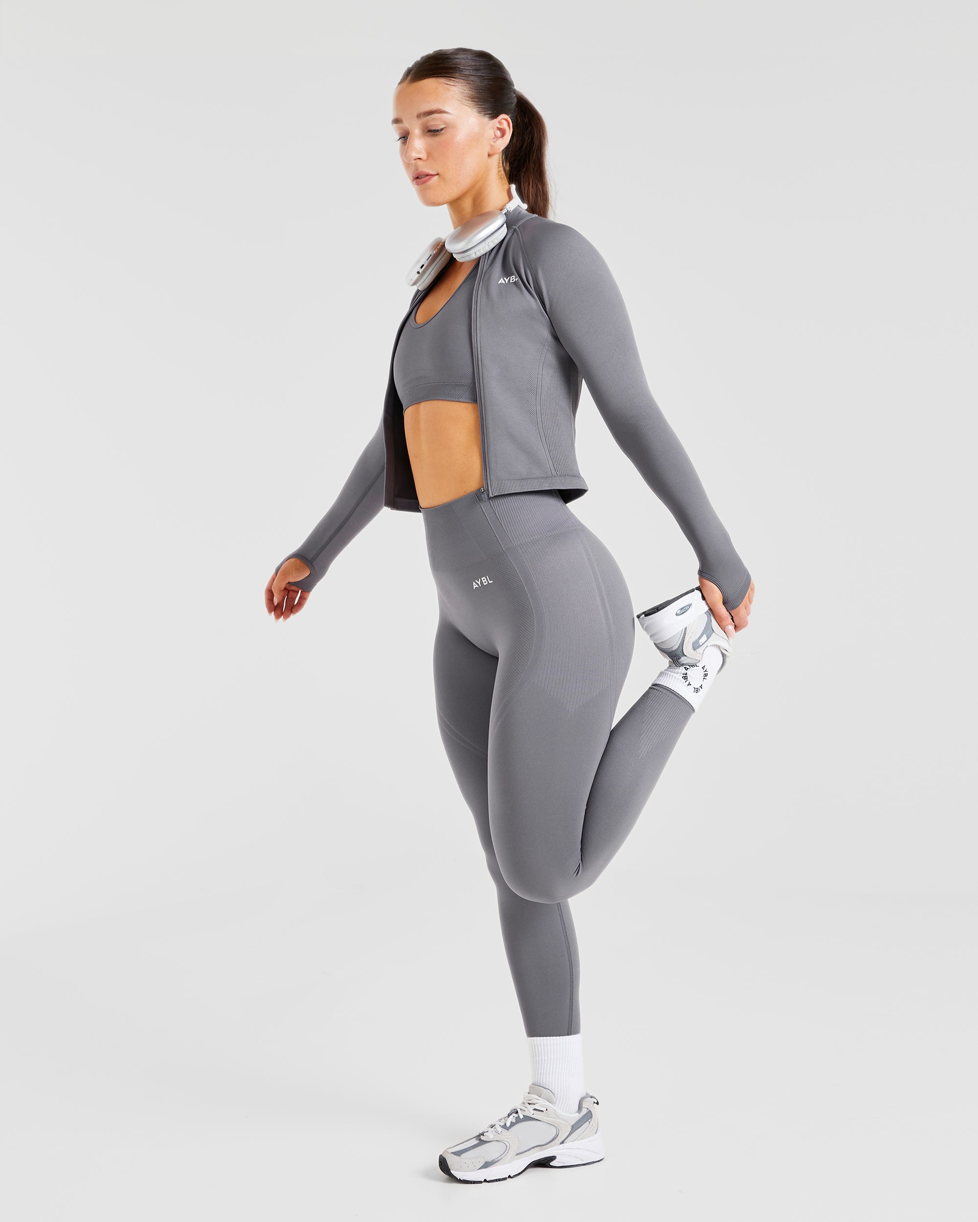 Balance V3 Seamless Leggings - Charcoal Grau