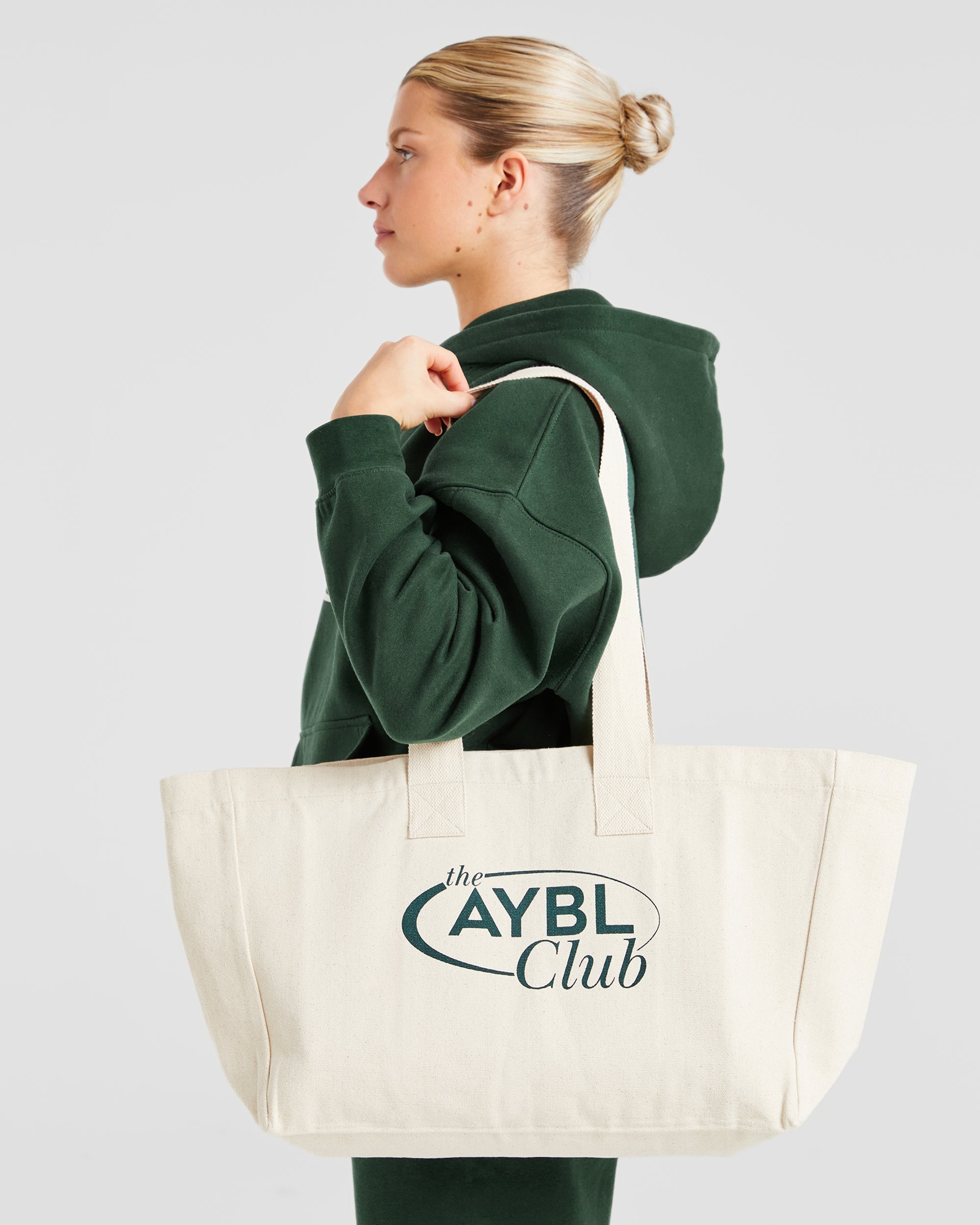 AYBL Club Tote Bag - Canvas/Grün