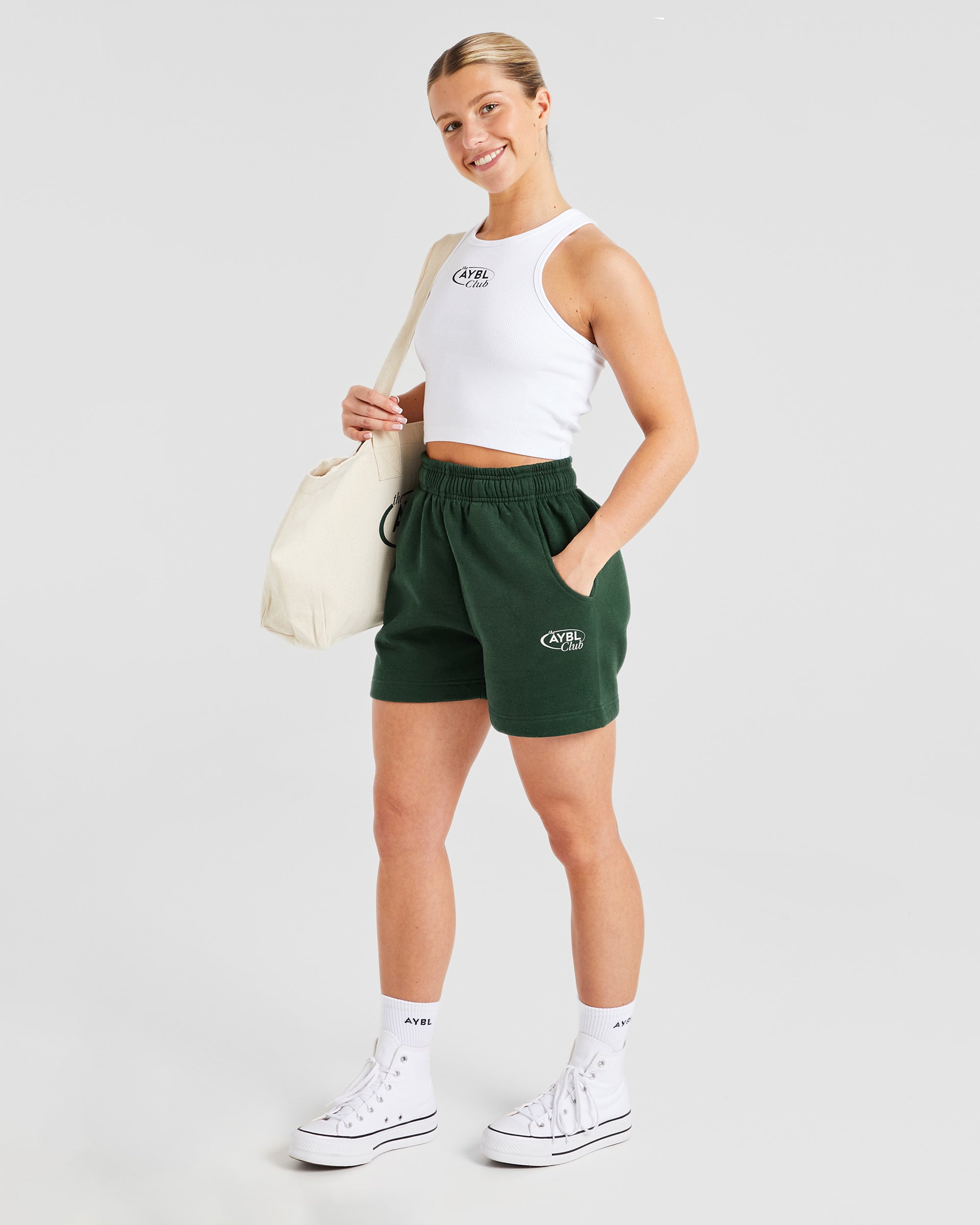 AYBL Club Shorts - Grün/Sand