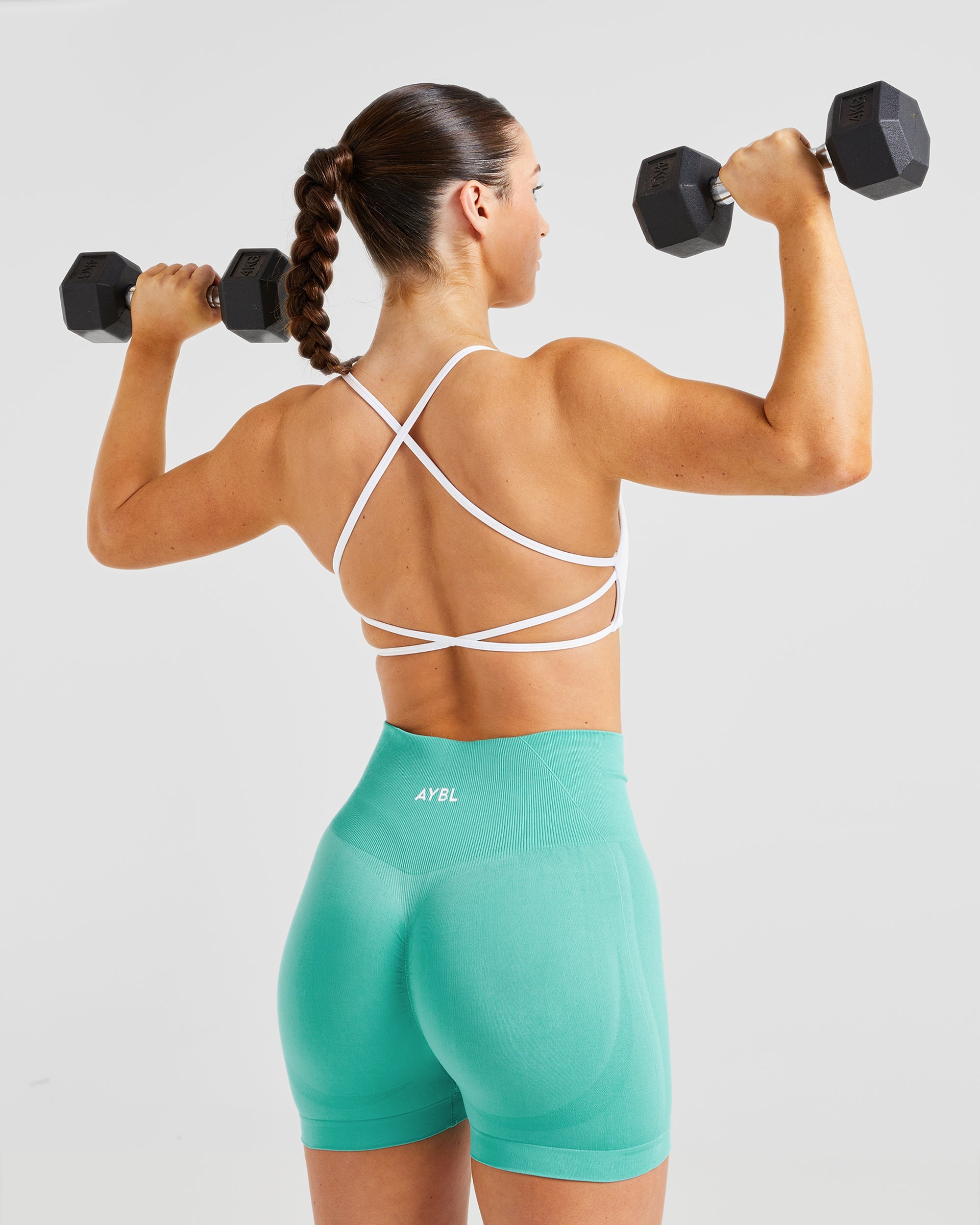 Essential Crossback Sports Bra - Weiß