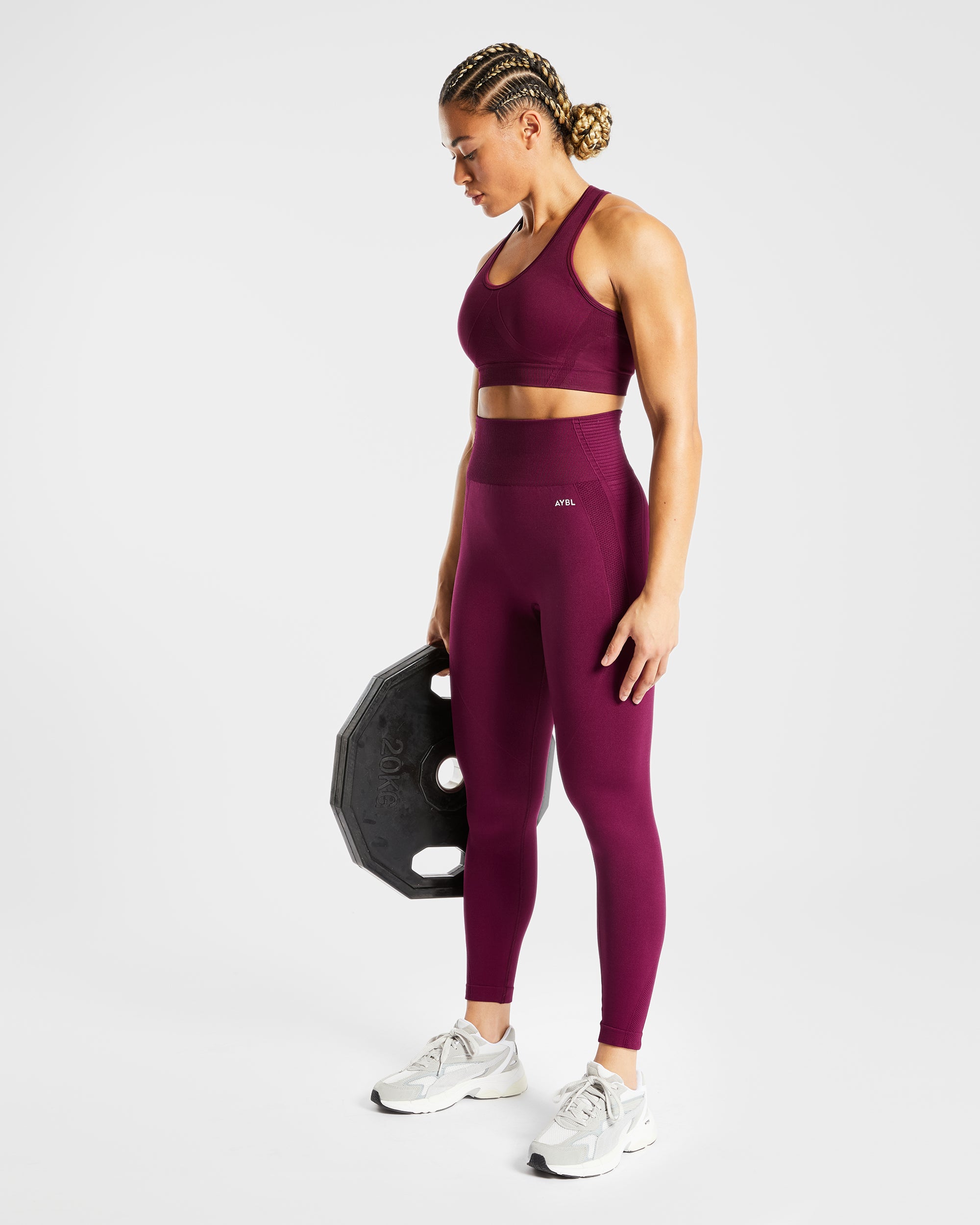 Balance V2 Seamless Leggings - Lila Wine