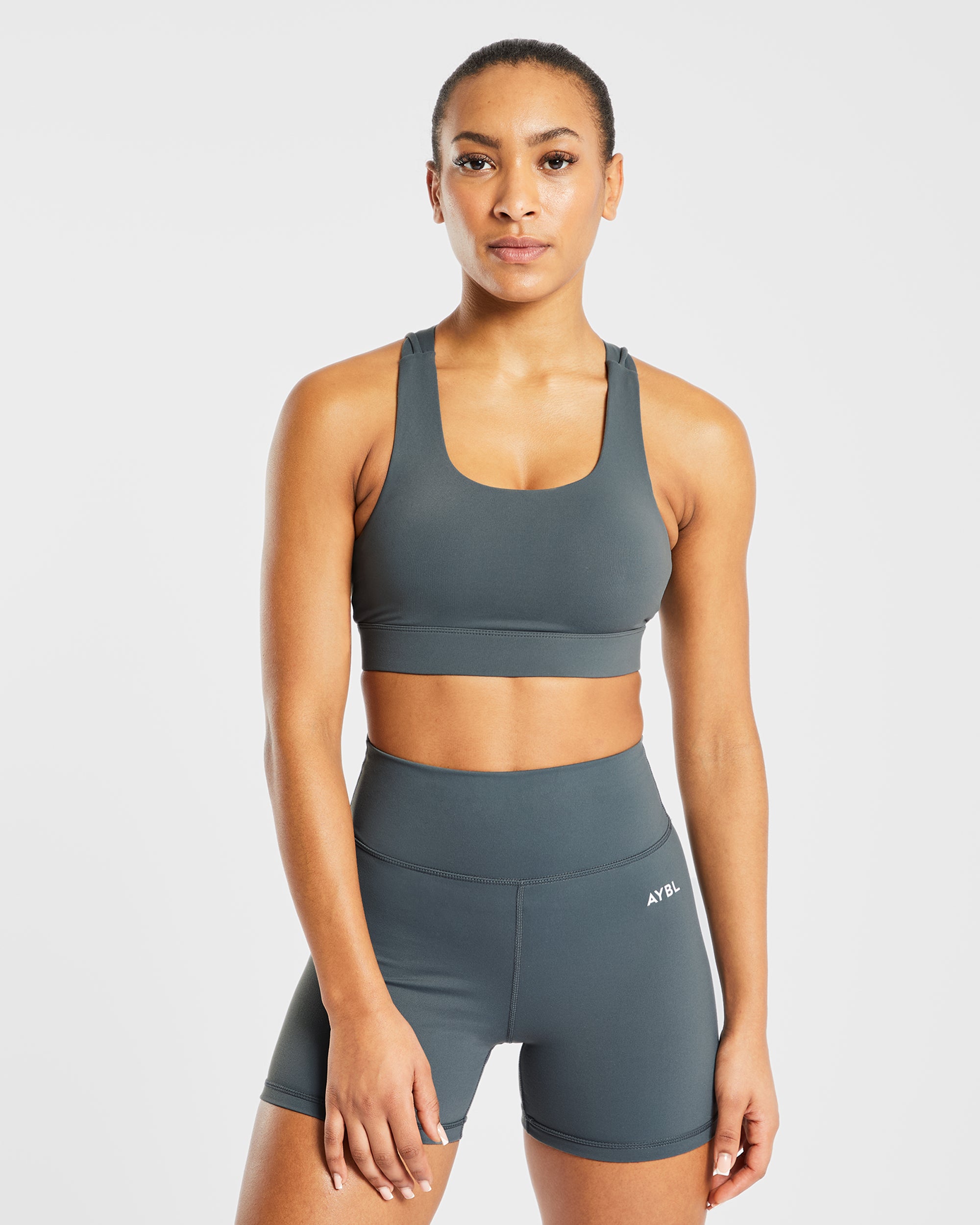 Core Sports Bra - Asphalt Grau