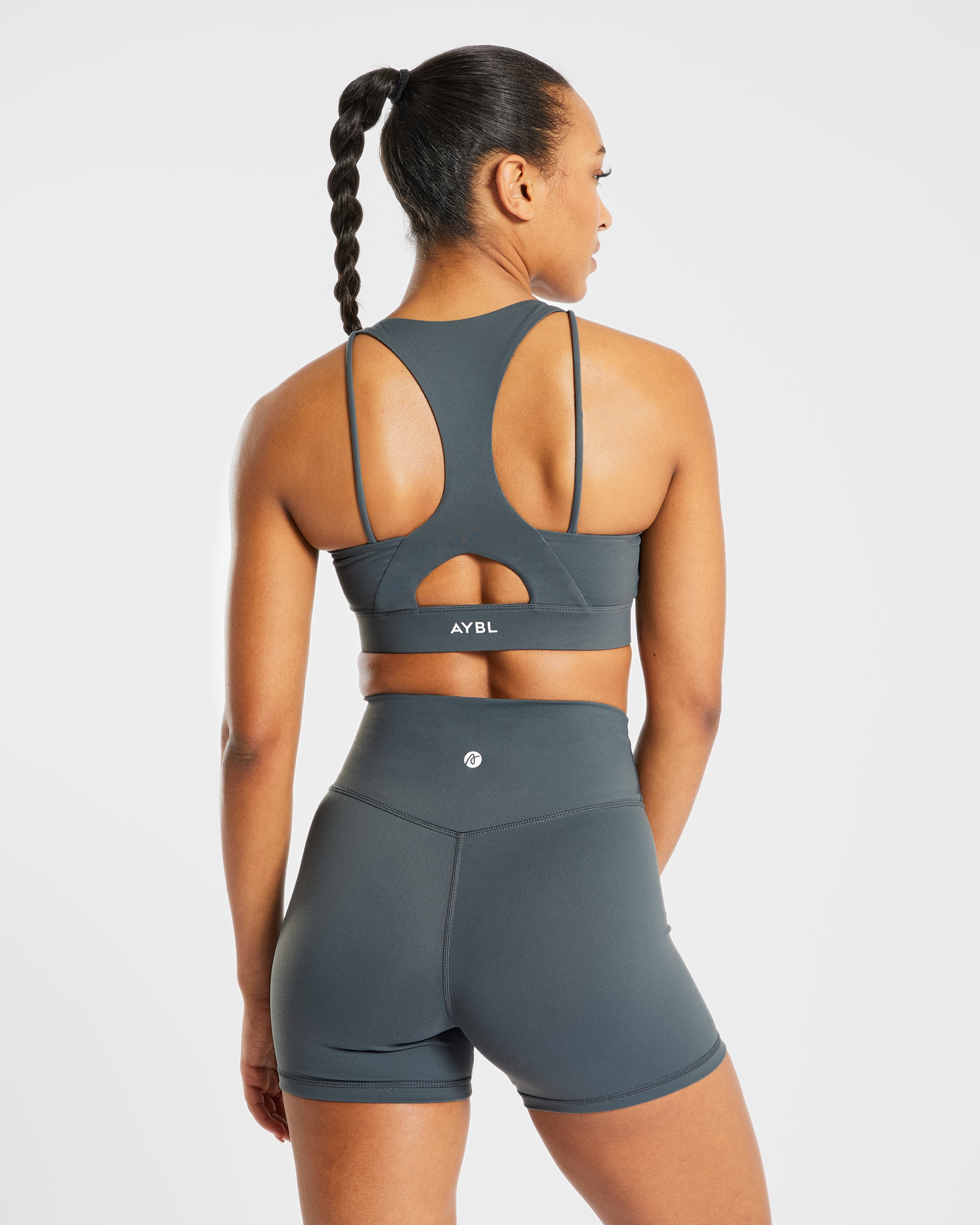 Core Sports Bra - Asphalt Grau