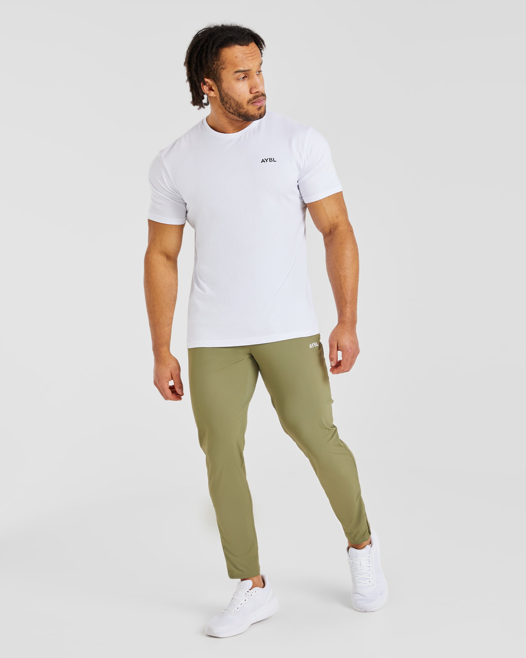 Ascend Zip Joggers - Olive Grün