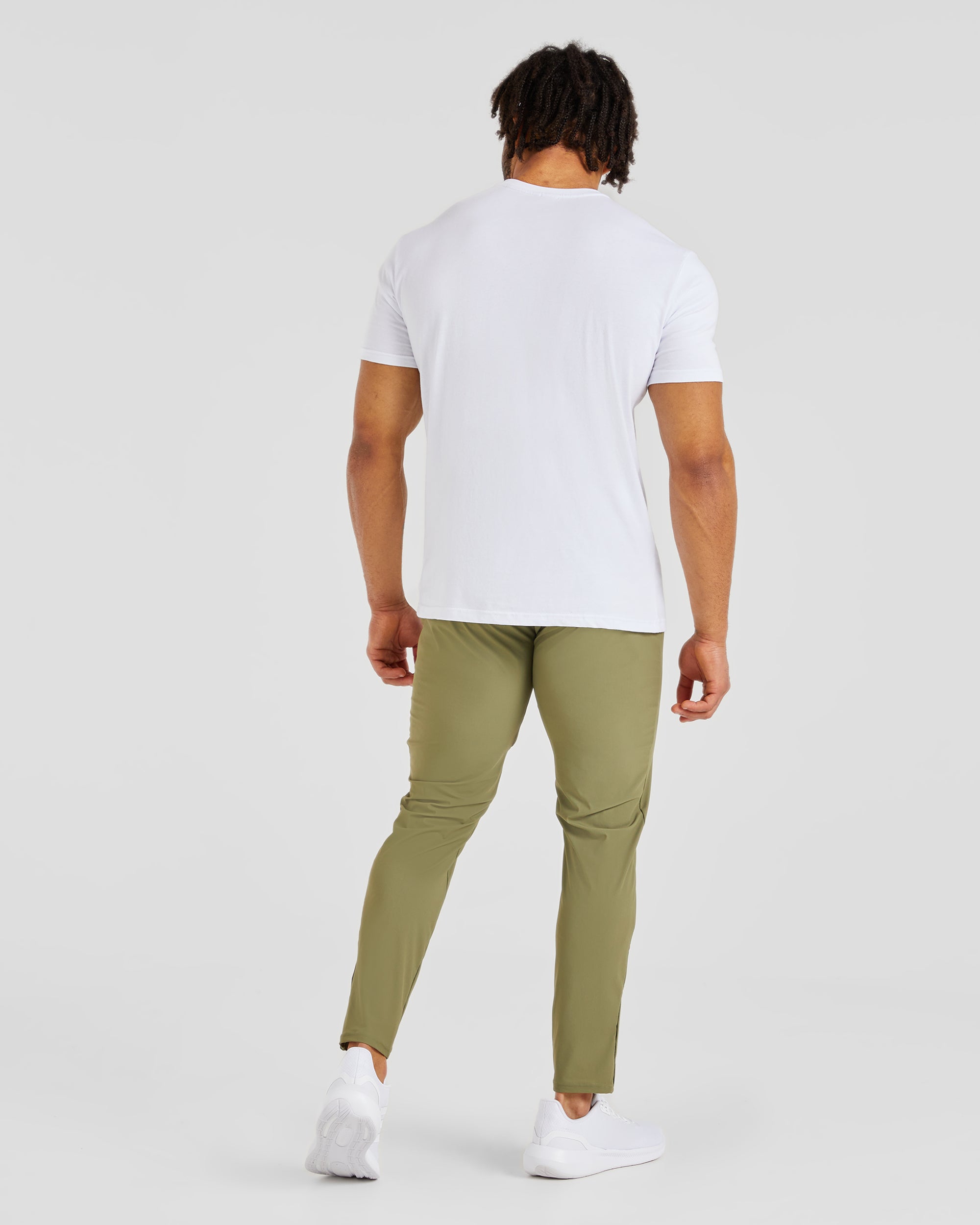 Ascend Zip Joggers - Olive Grün