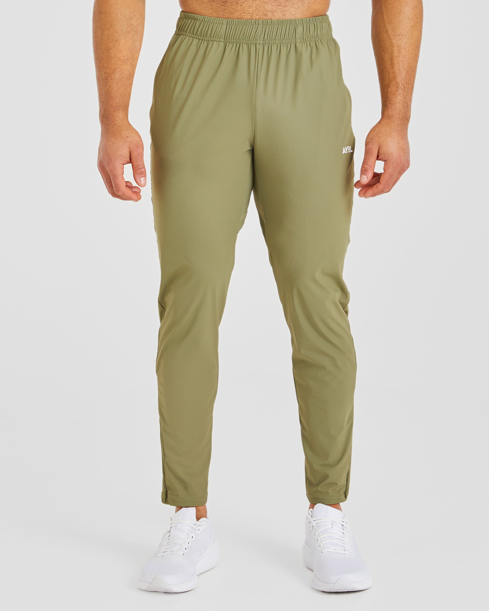 Ascend Zip Joggers - Olive Grün