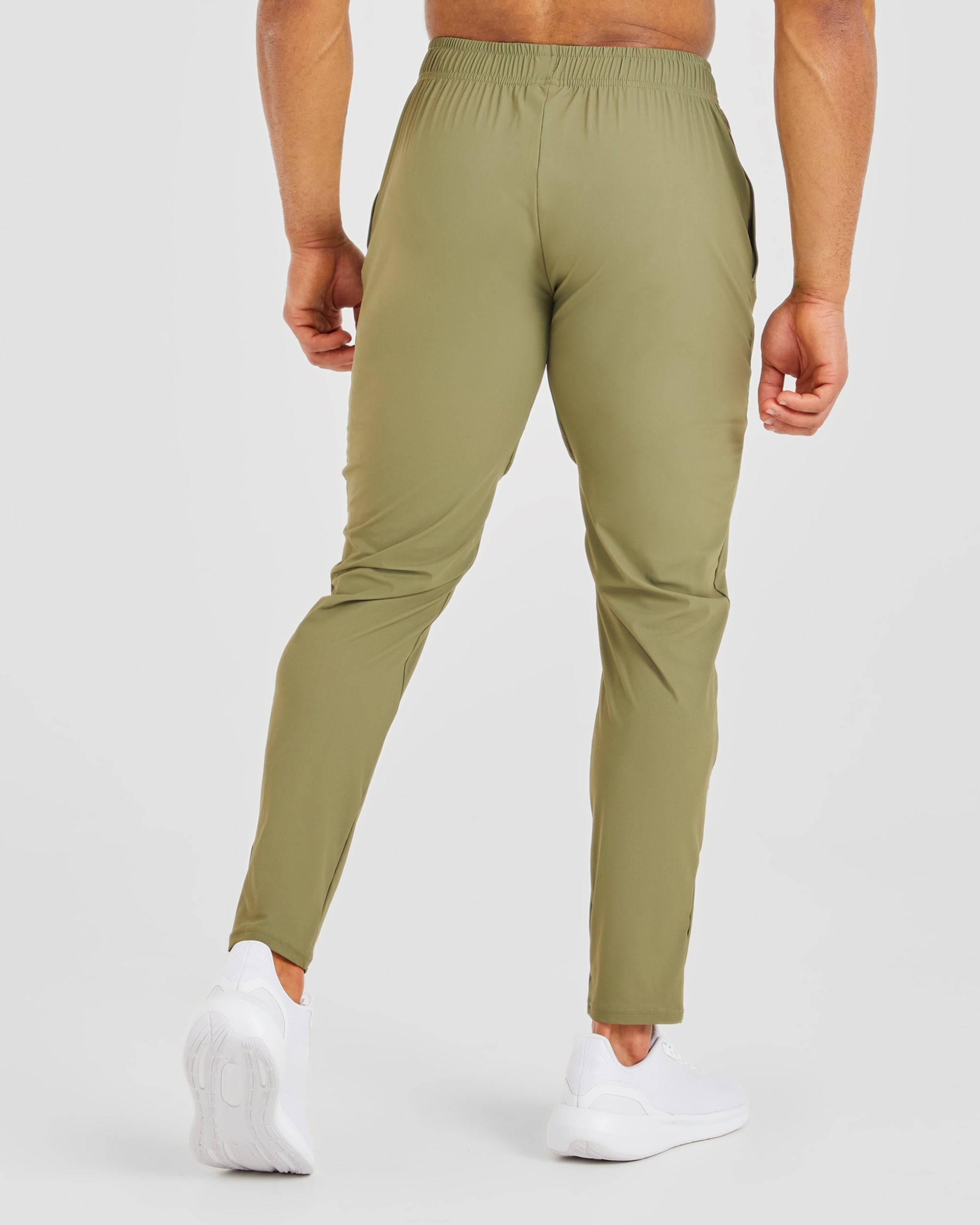 Ascend Zip Joggers - Olive Grün