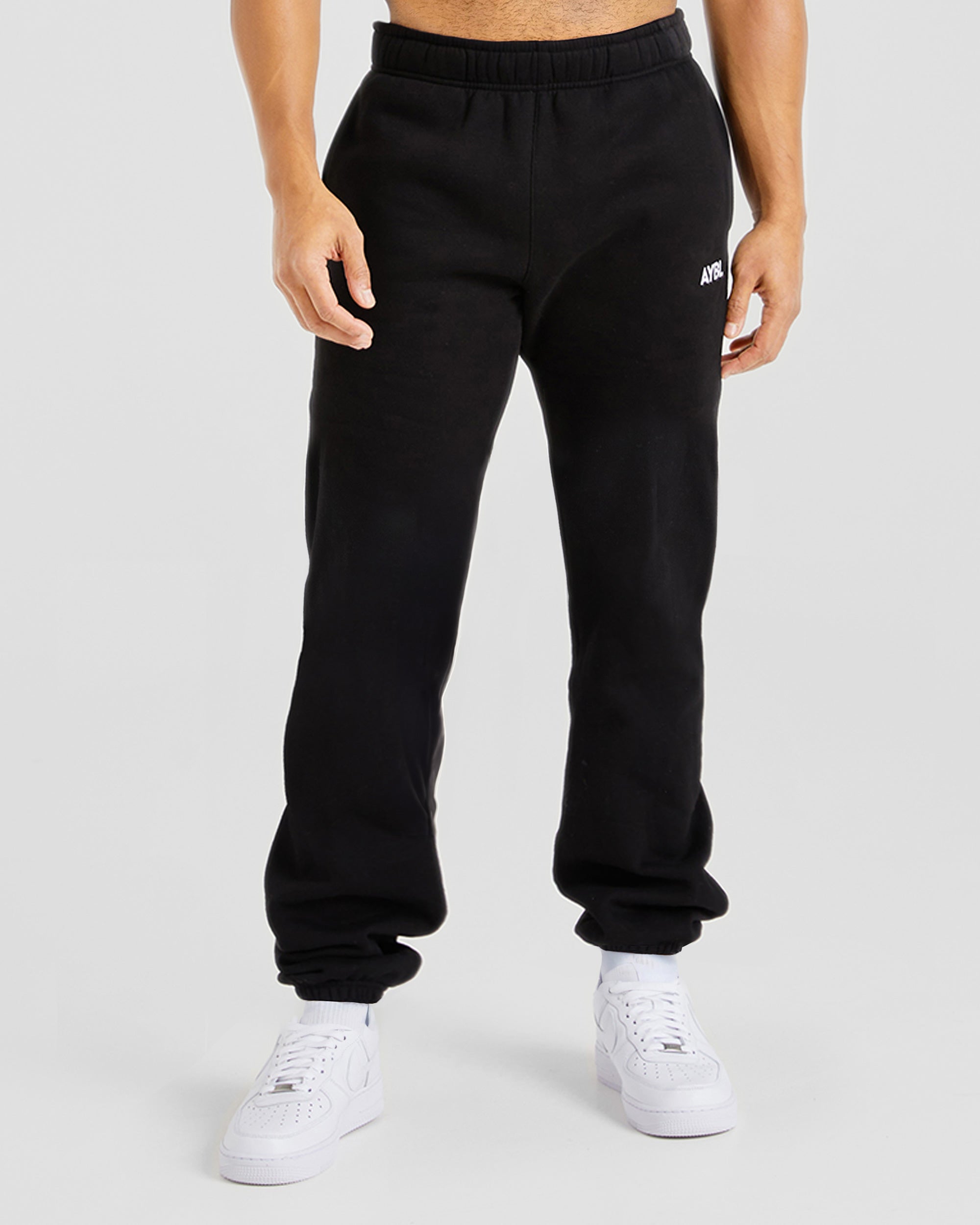 Essential Oversized Joggers - Schwarz