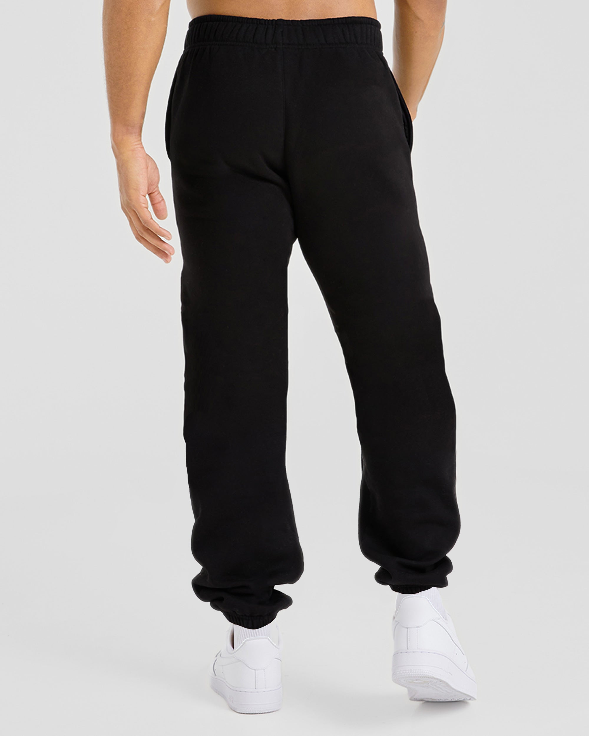 Essential Oversized Joggers - Schwarz