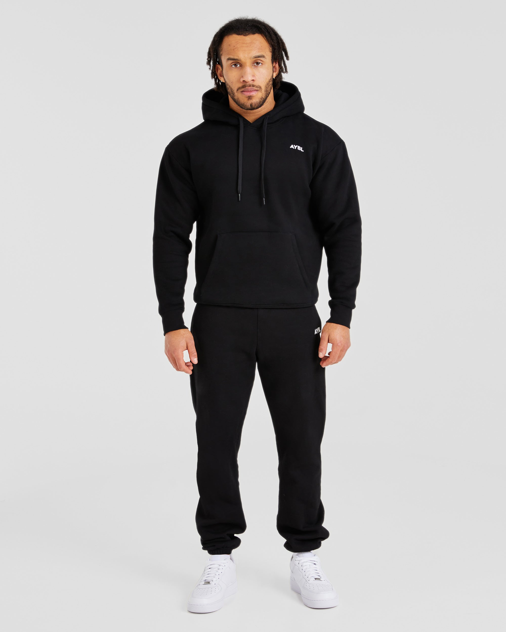 Essential Oversized Joggers - Schwarz