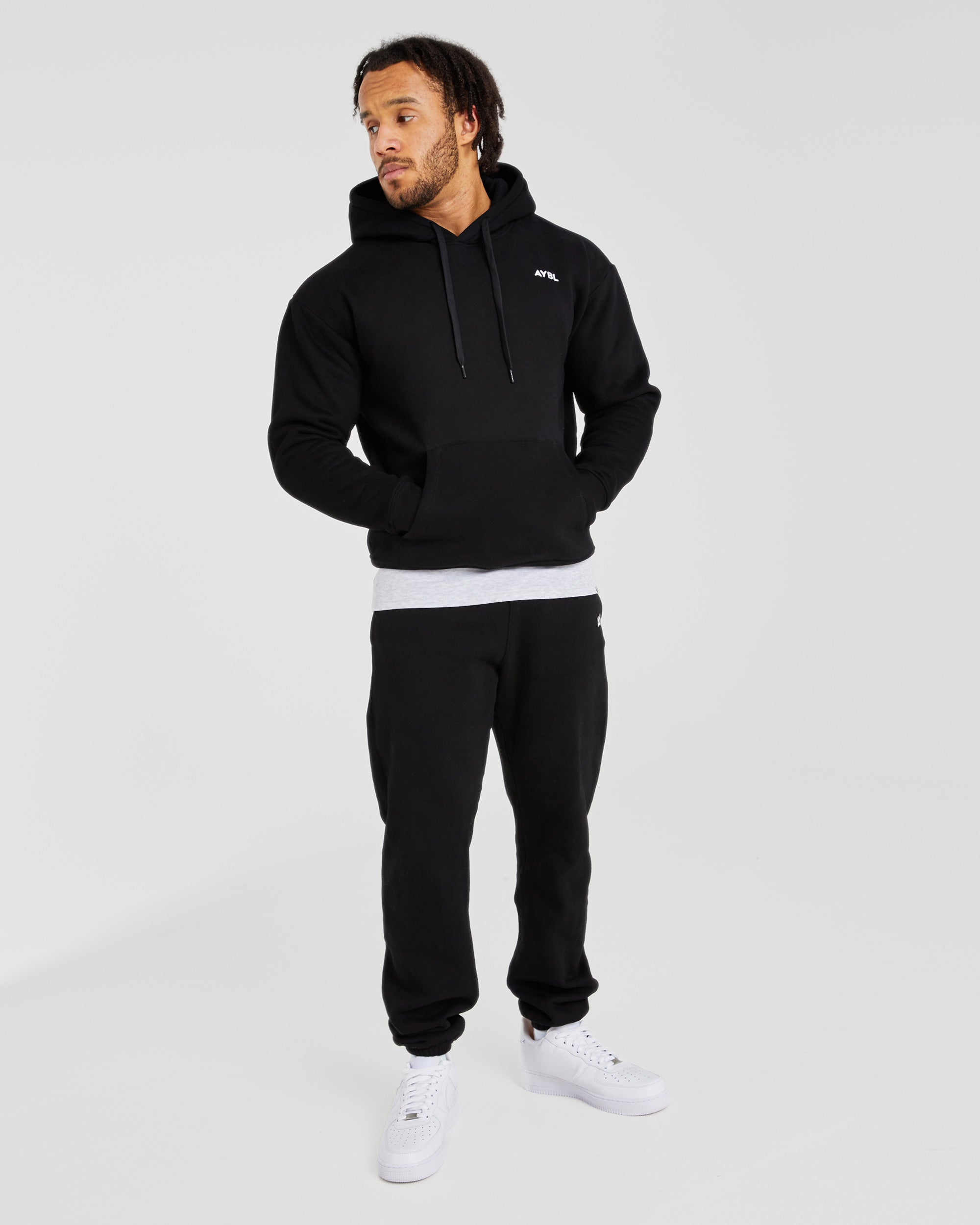 Essential Oversized Joggers - Schwarz