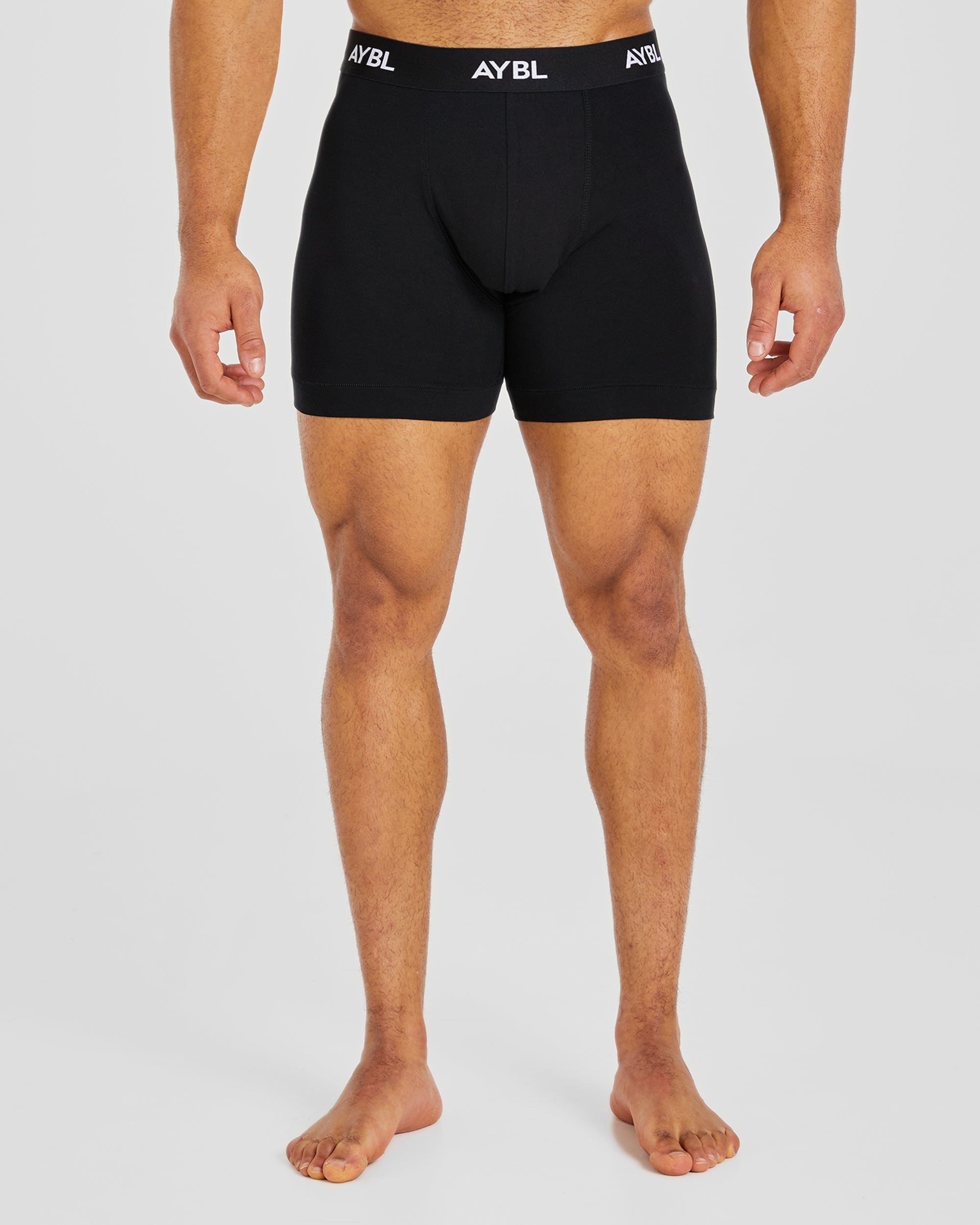 Essential Boxer Brief (3 pack) - Schwarz