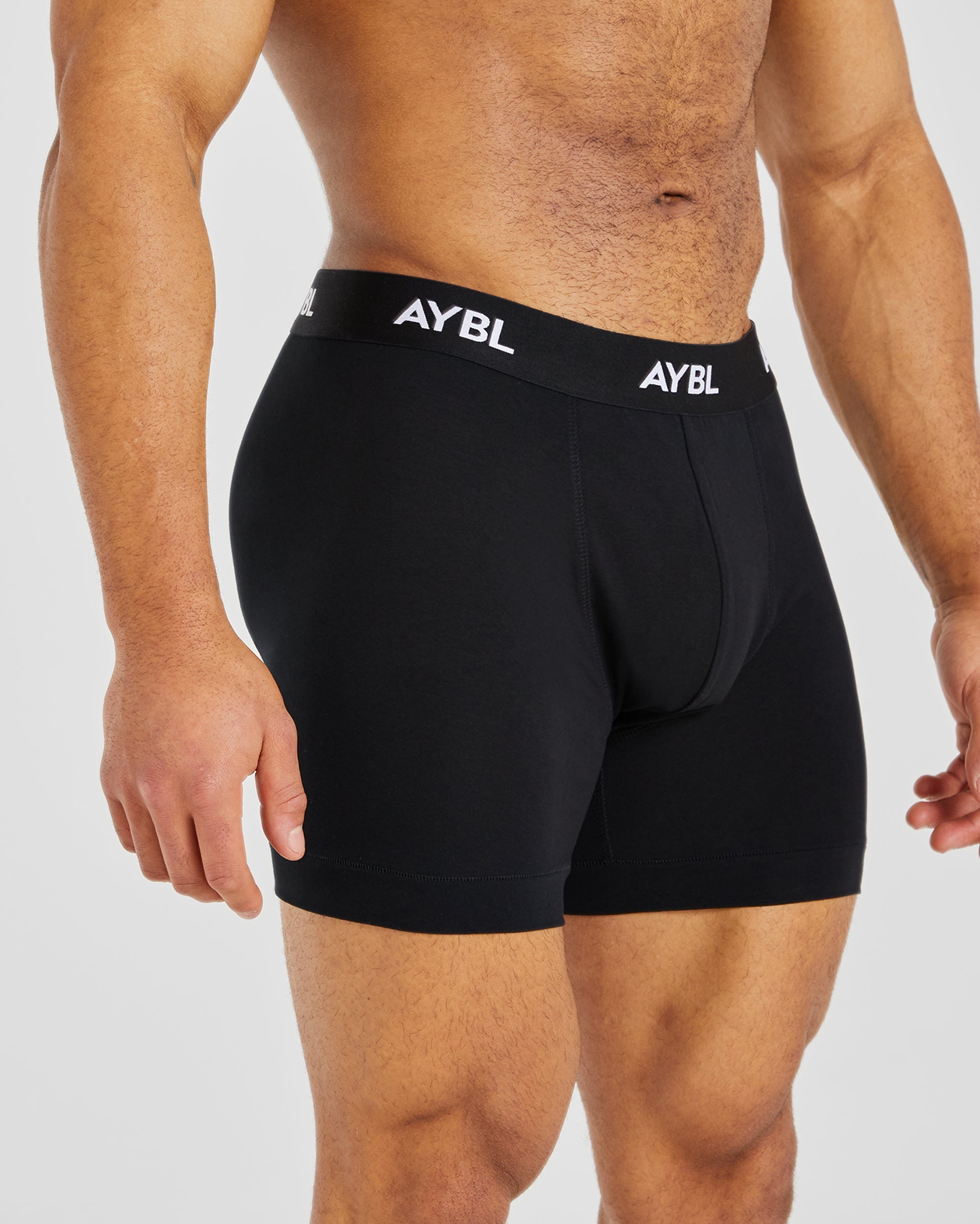 Essential Boxer Brief (3 pack) - Schwarz