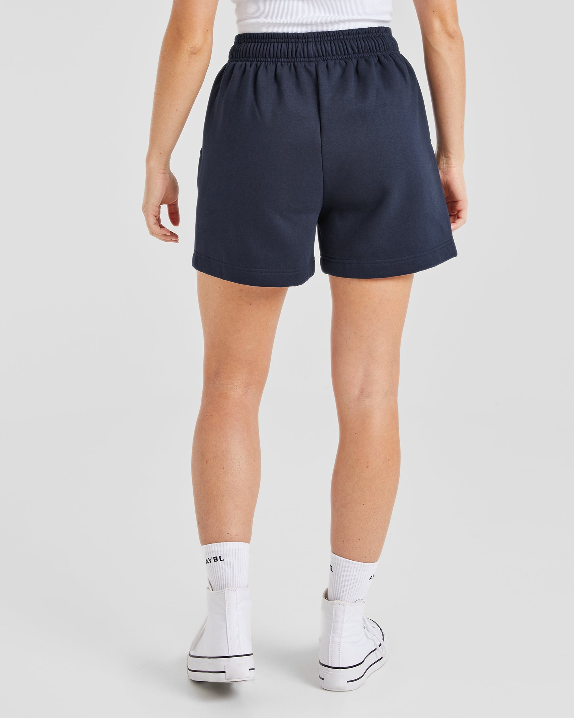 AYBL Club Shorts - Navy/Sand