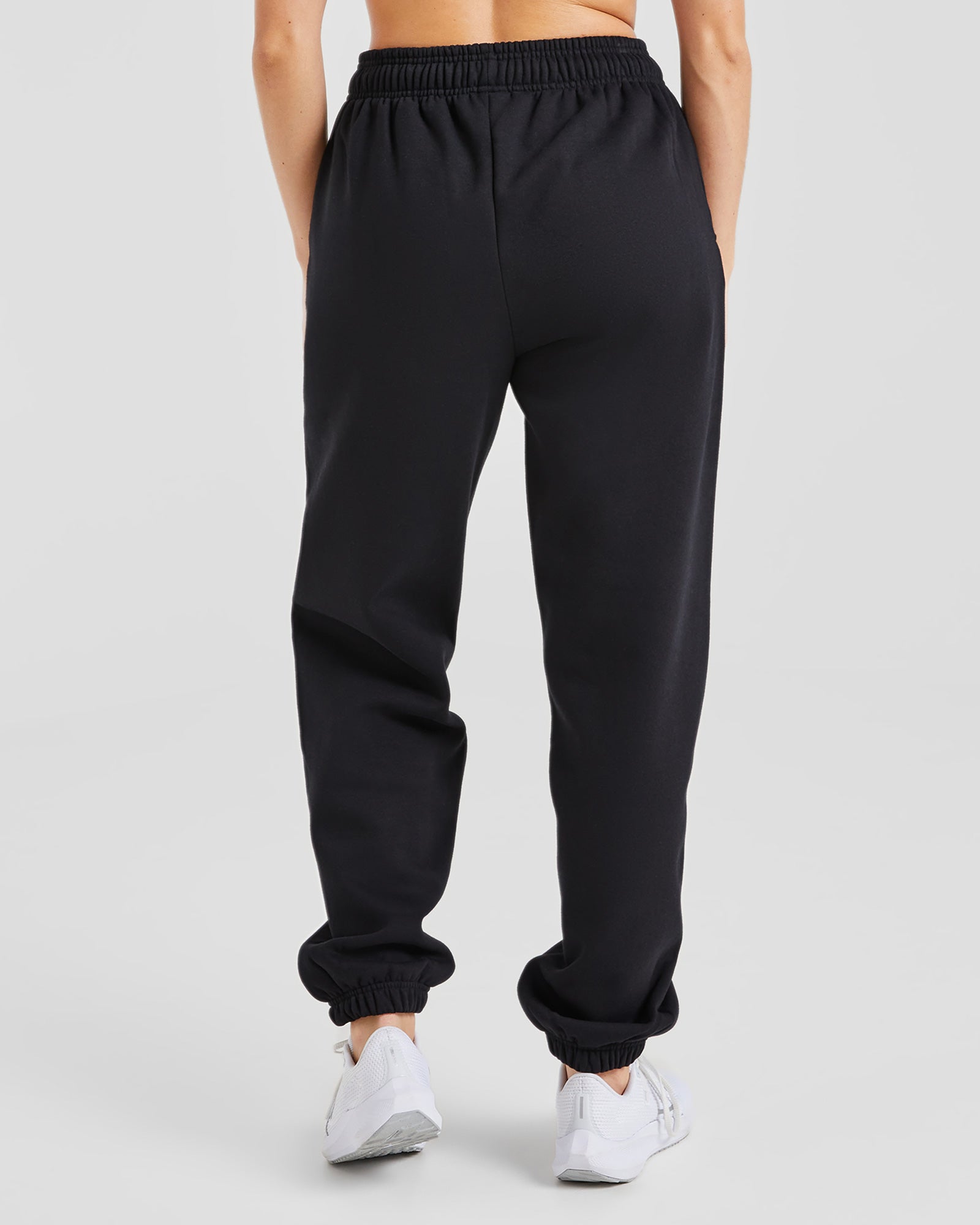 Varsity Graphic Oversized Joggers - Schwarz