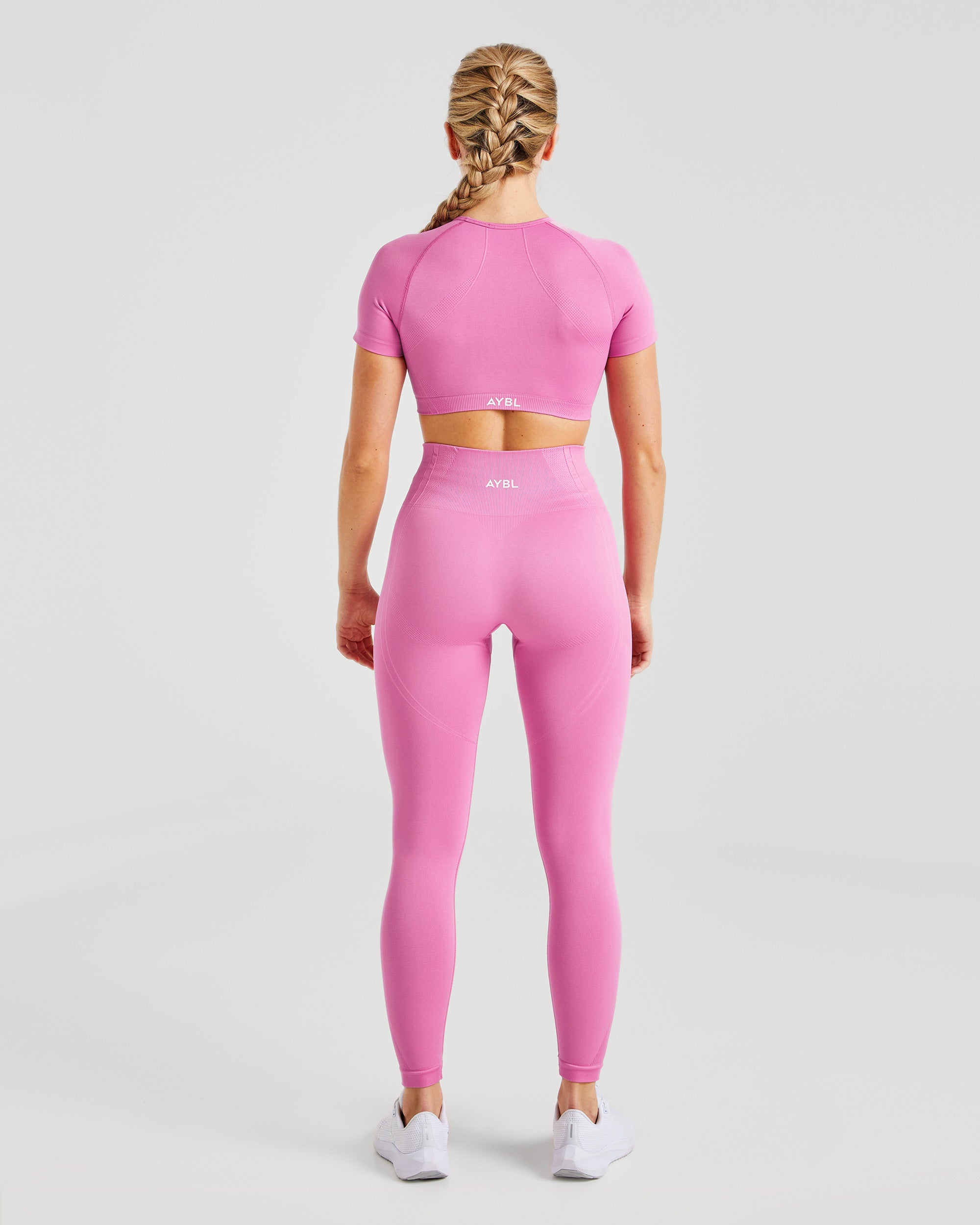 Balance V3 Seamless Crop Top - Bubblegum Rosa