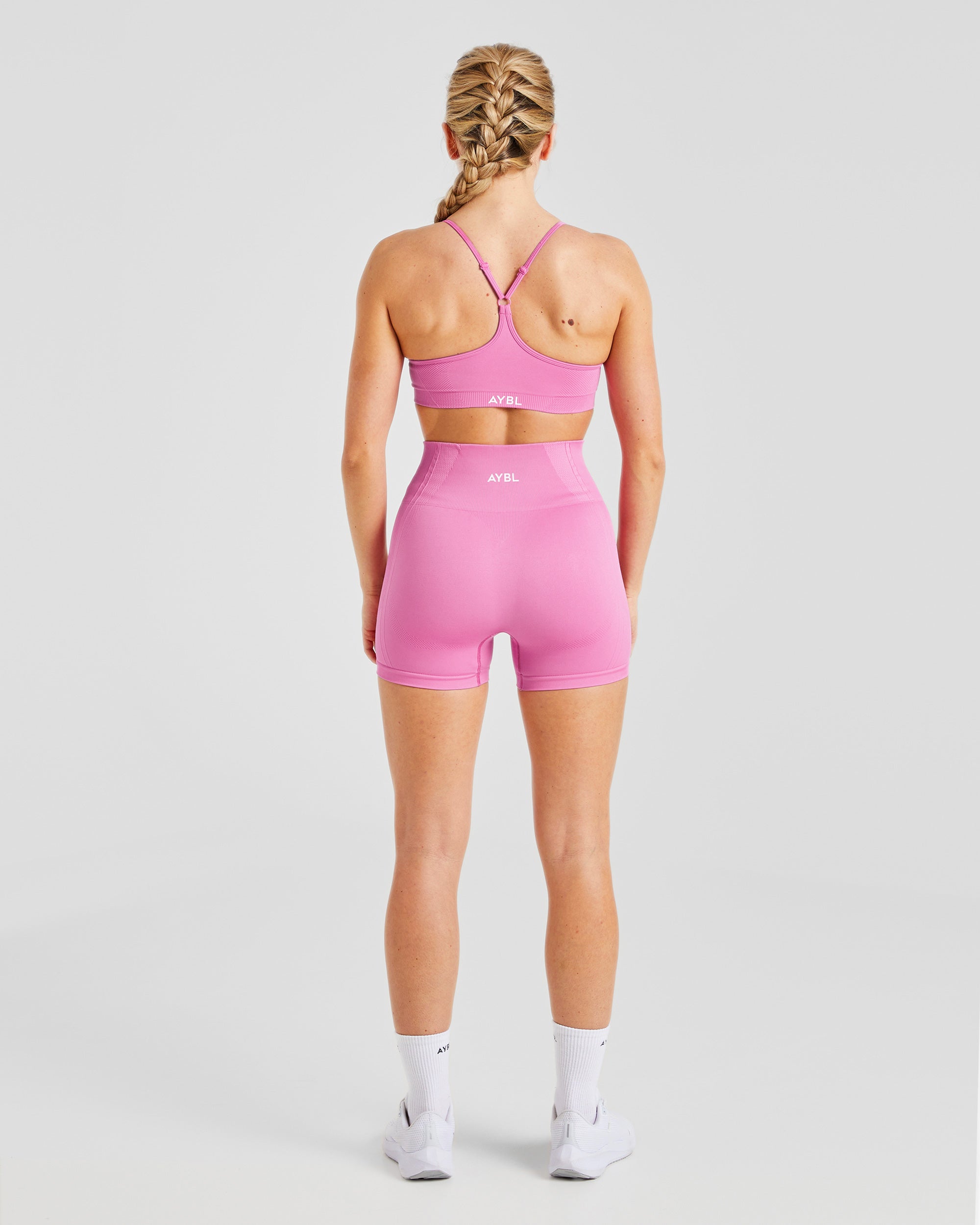 Balance V3 Seamless Strappy Sports Bra - Bubblegum Rosa