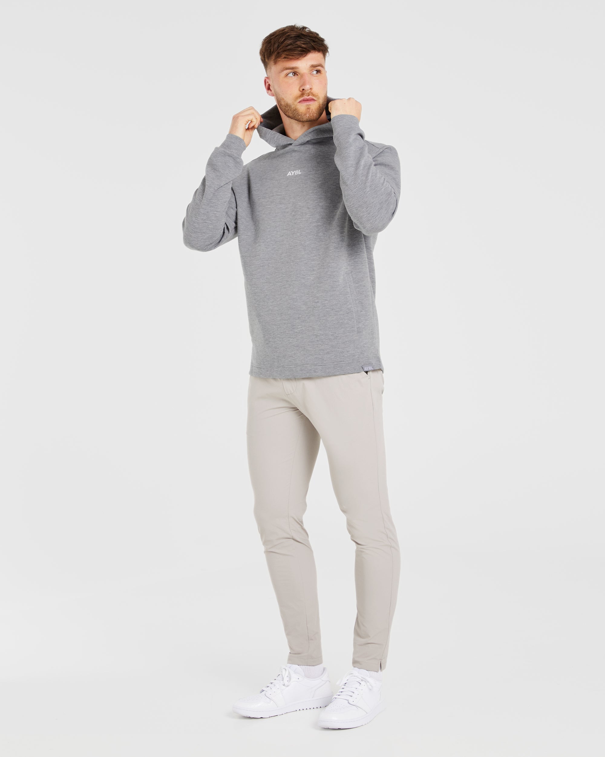 Performance Lightweight Hoodie - Grau Marl