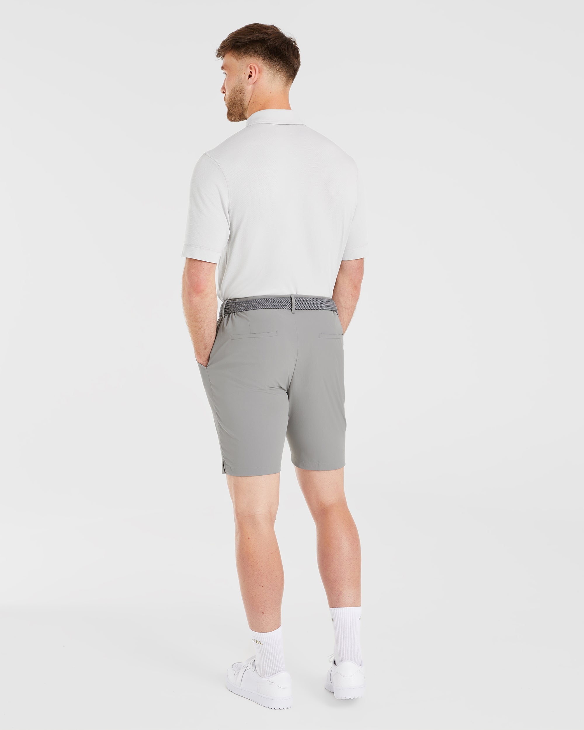 Performance Seamless Polo Shirt - Grau