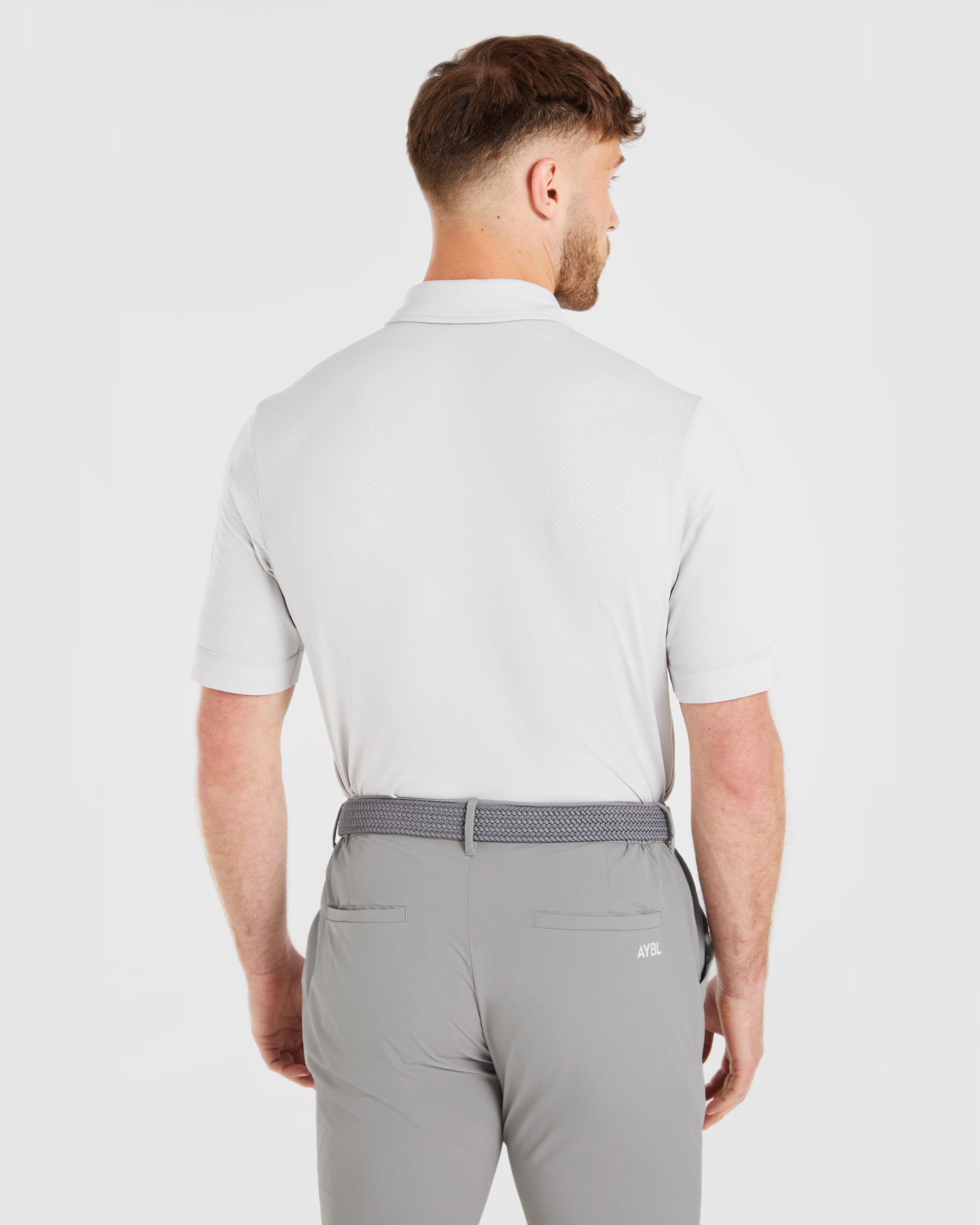 Performance Seamless Polo Shirt - Grau