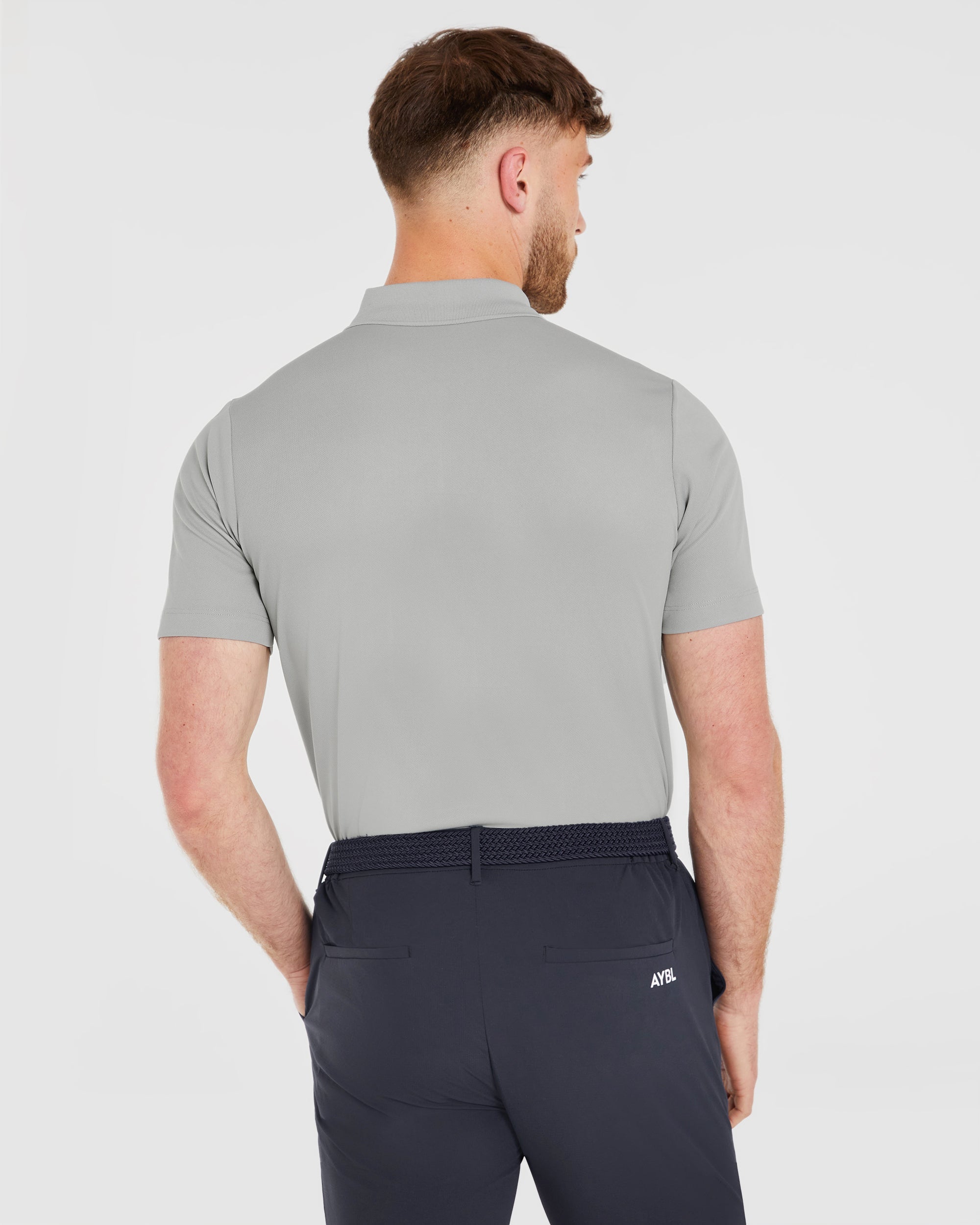 Performance Polo Shirt - Light Grau