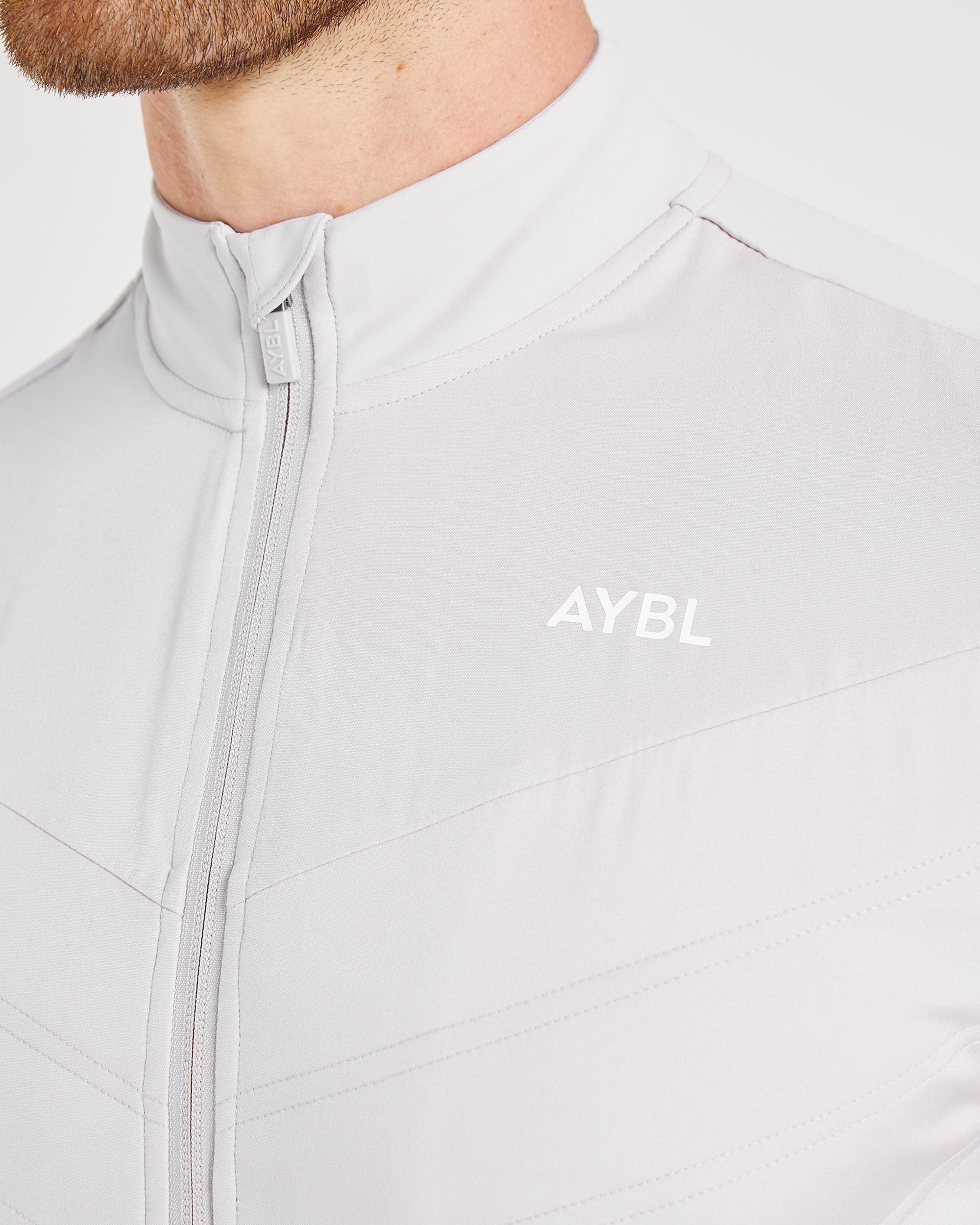 Performance Hybrid Jacket - Ice Grau