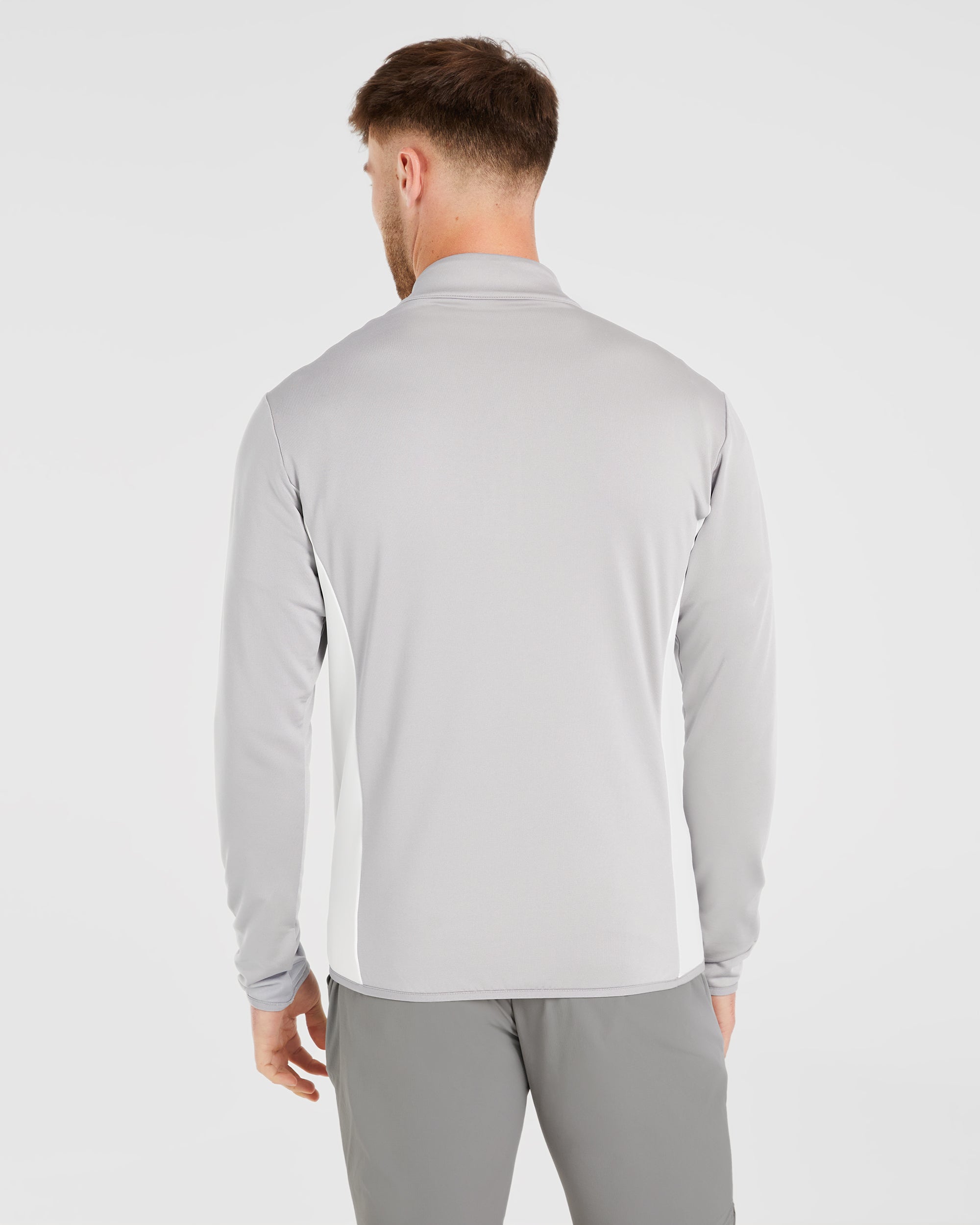 Performance 1/4 Zip Pullover - Grau