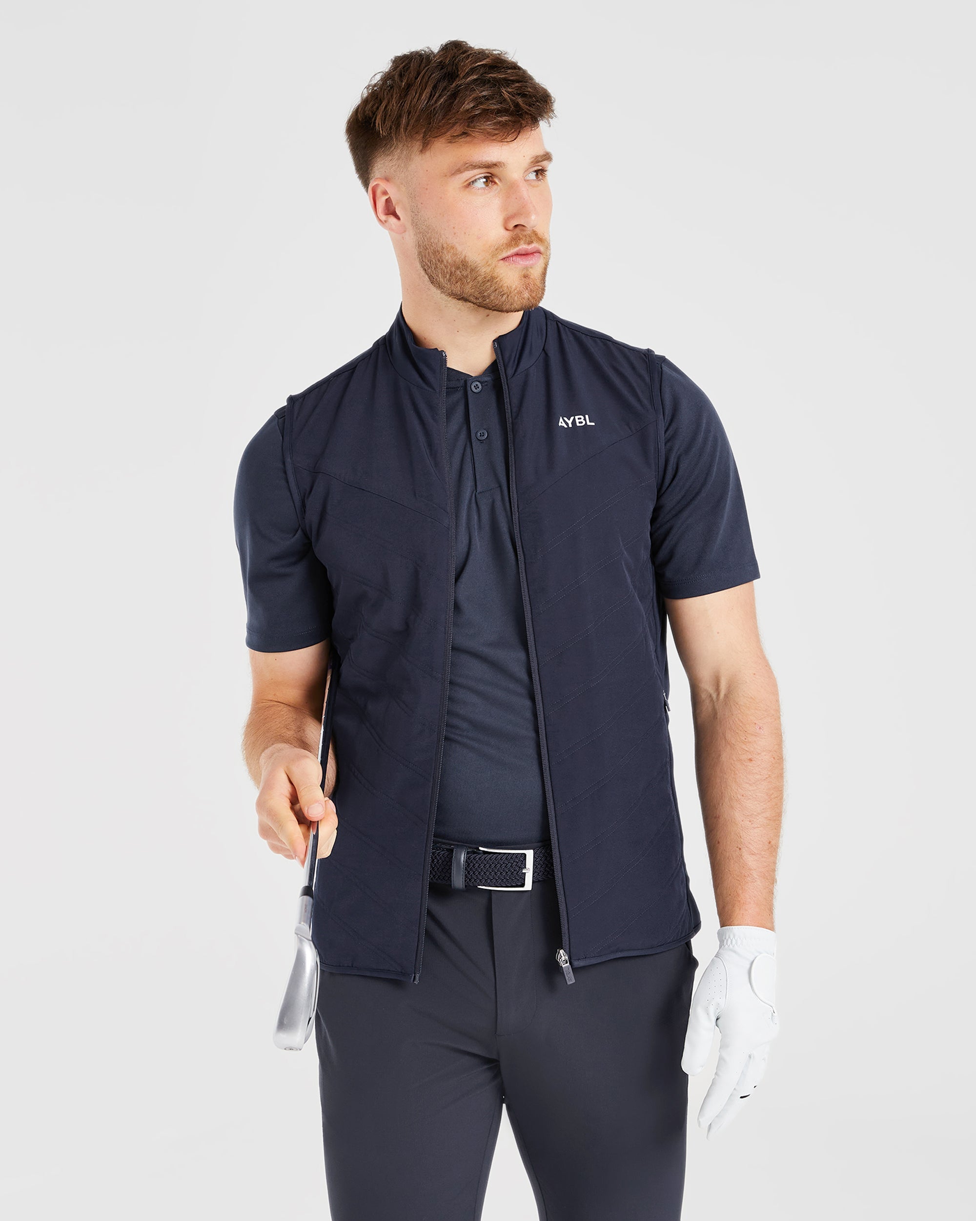 Performance Hybrid Gilet - Navy