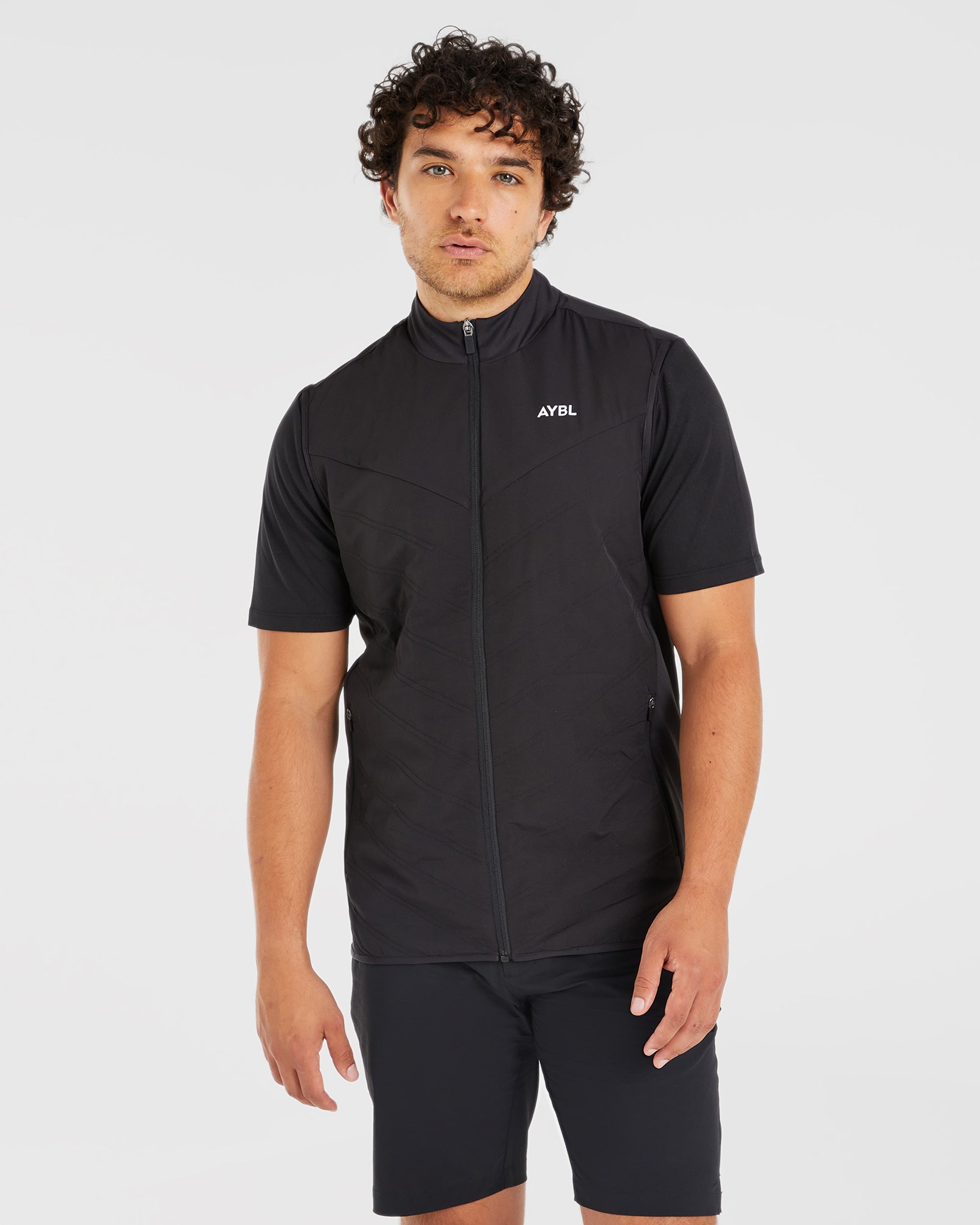 Performance Hybrid Gilet - Schwarz