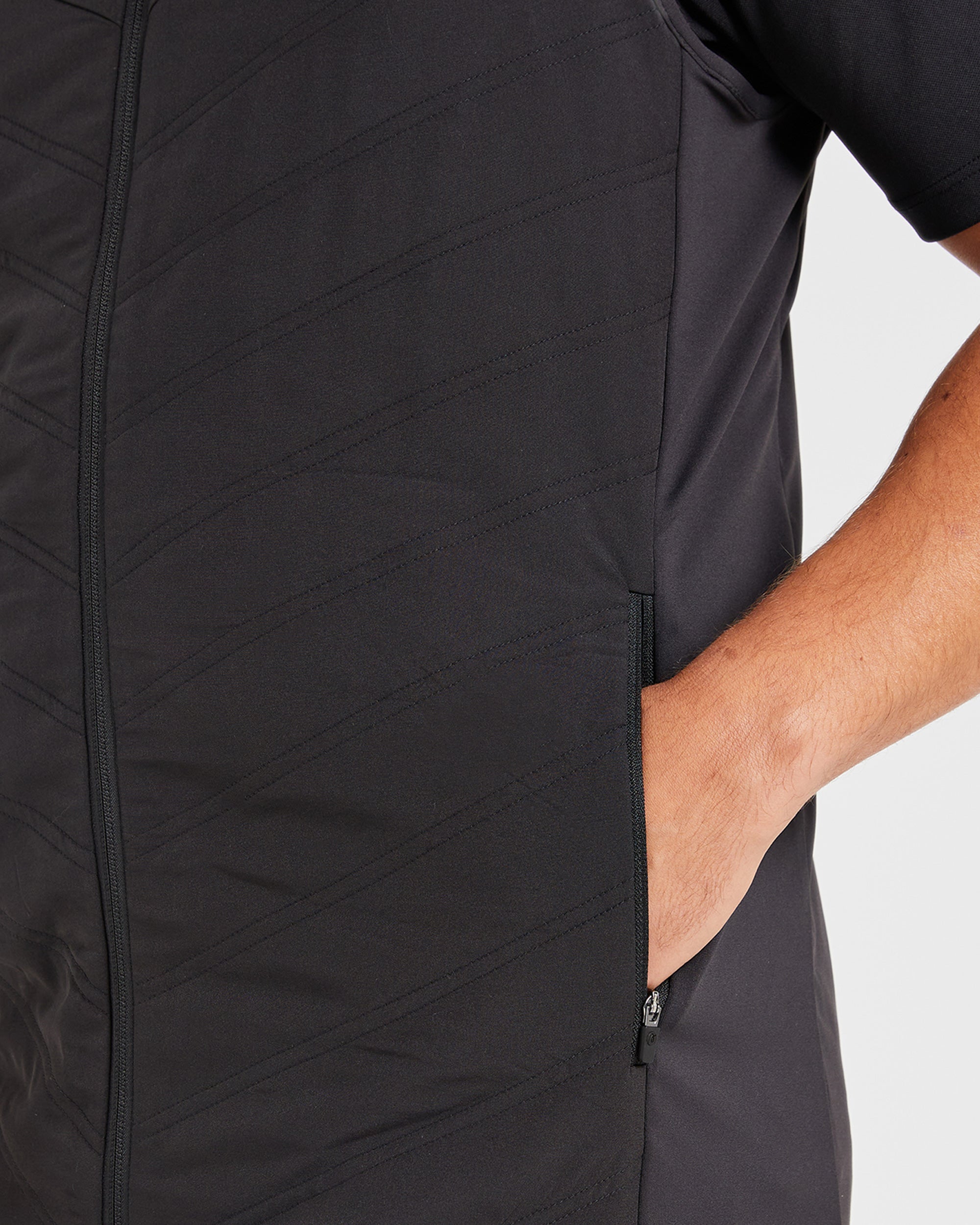 Performance Hybrid Gilet - Schwarz