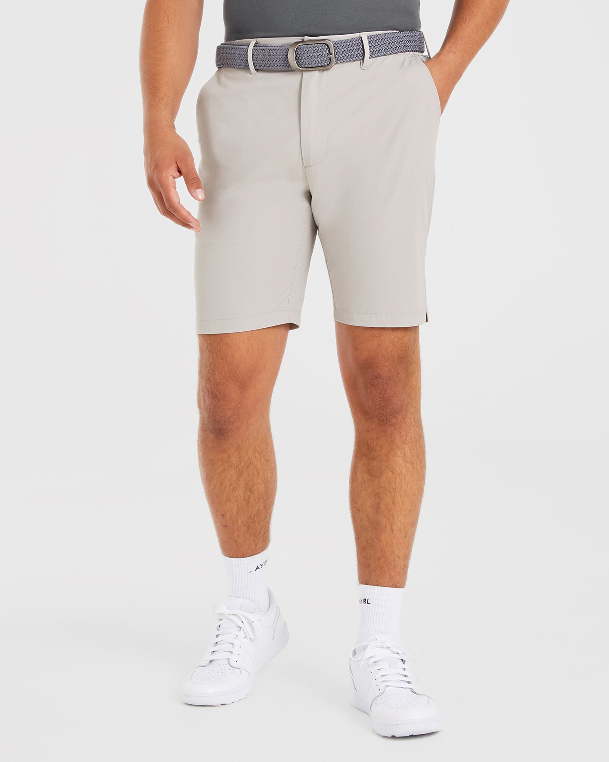 Performance Shorts - Stone Grau