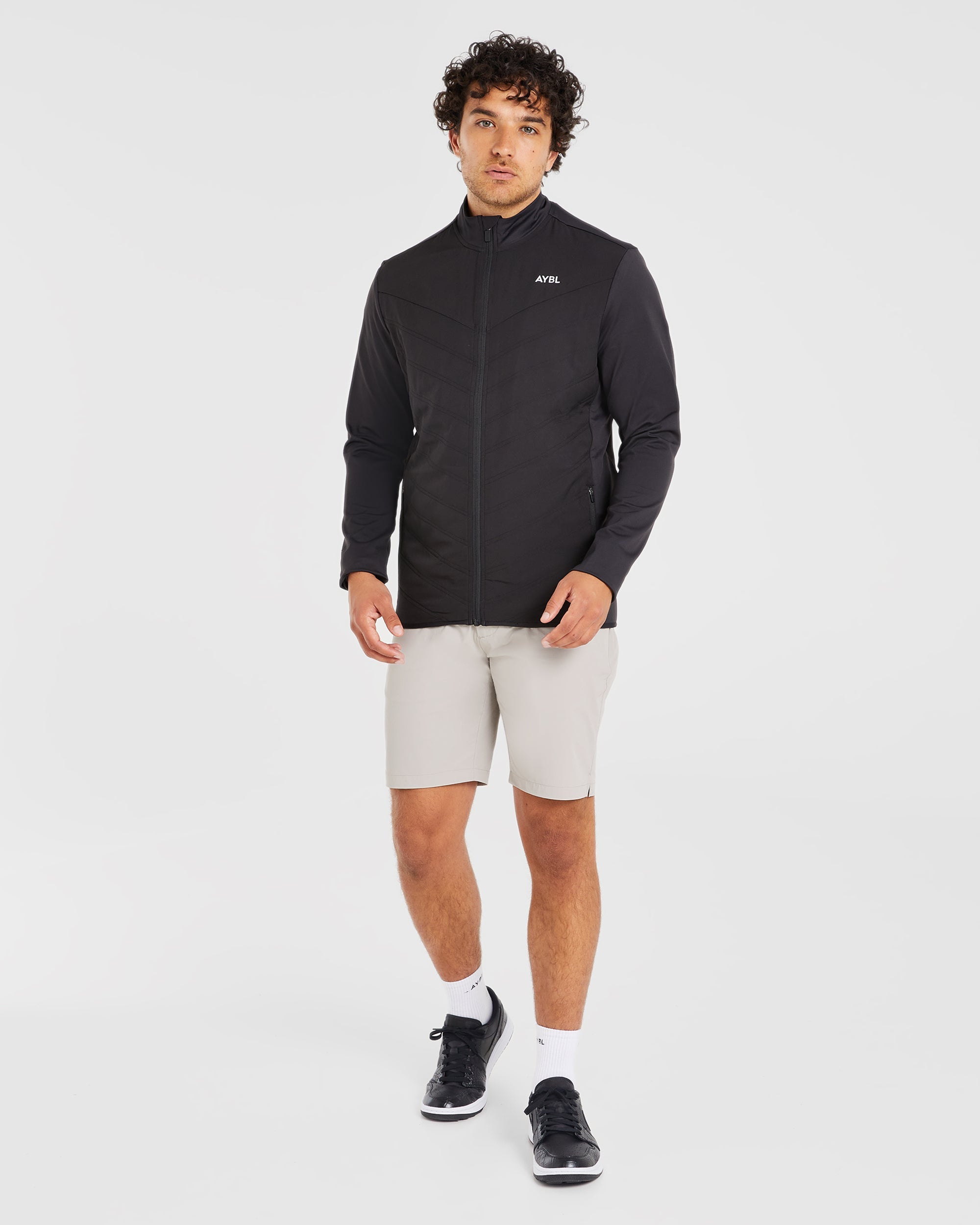 Performance Hybrid Jacket - Schwarz