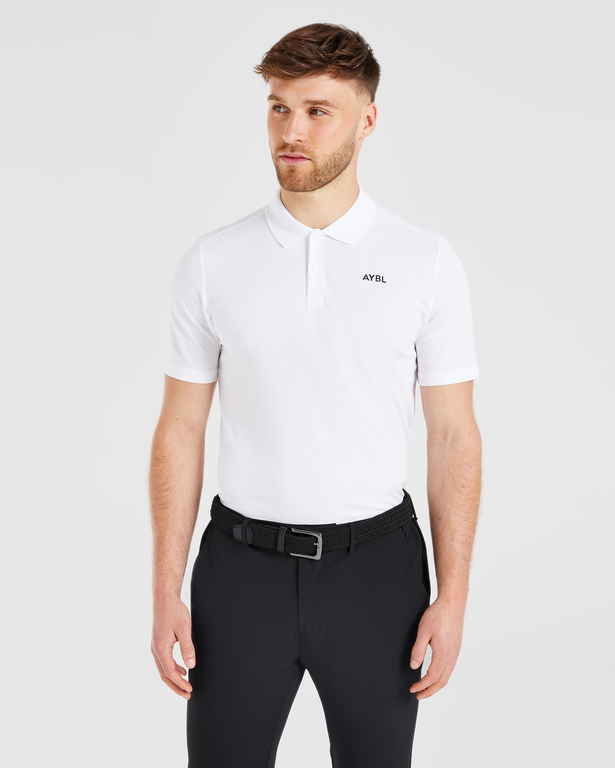 Performance Polo Shirt - Weiß