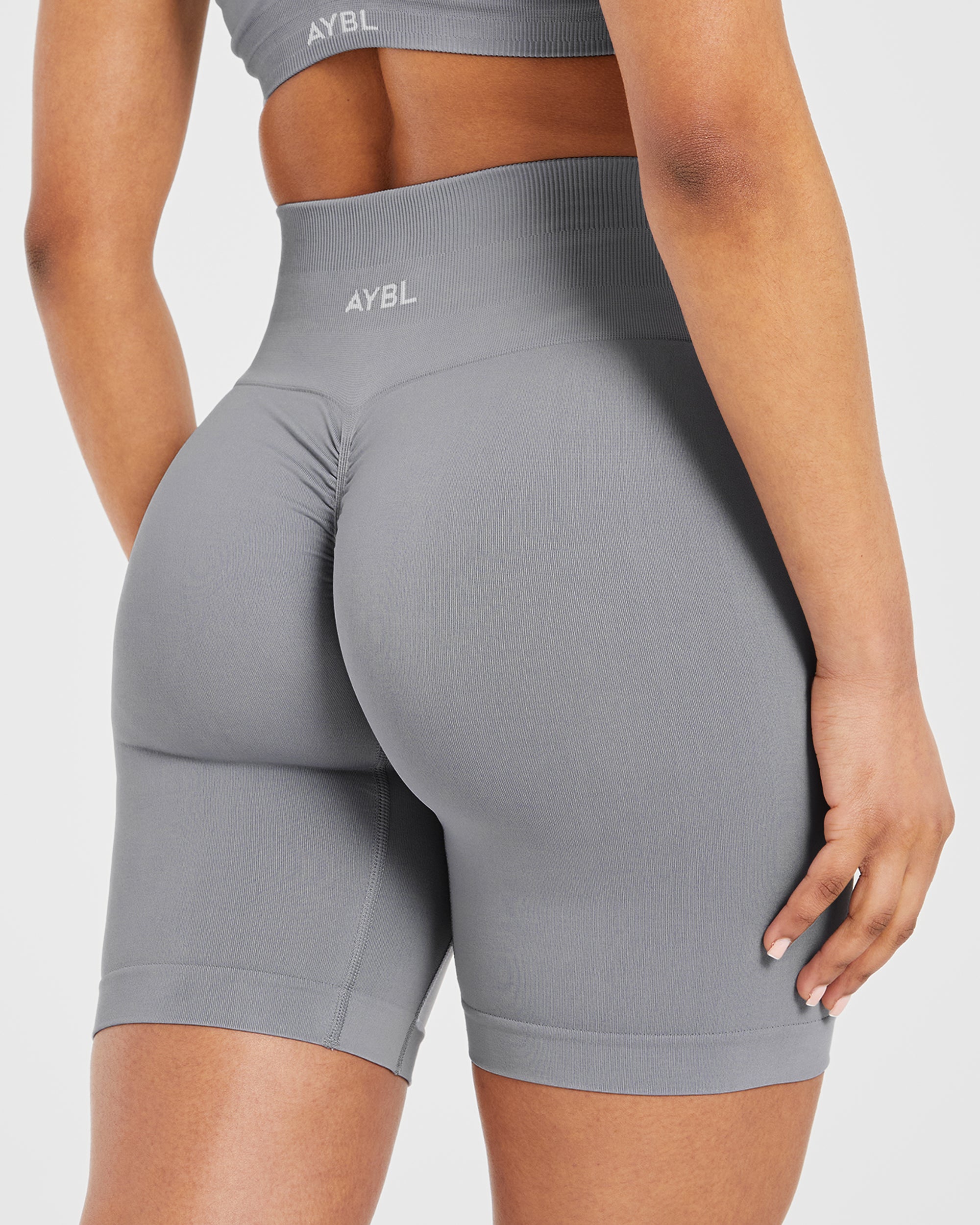 Power Seamless Cycling Shorts - Grau