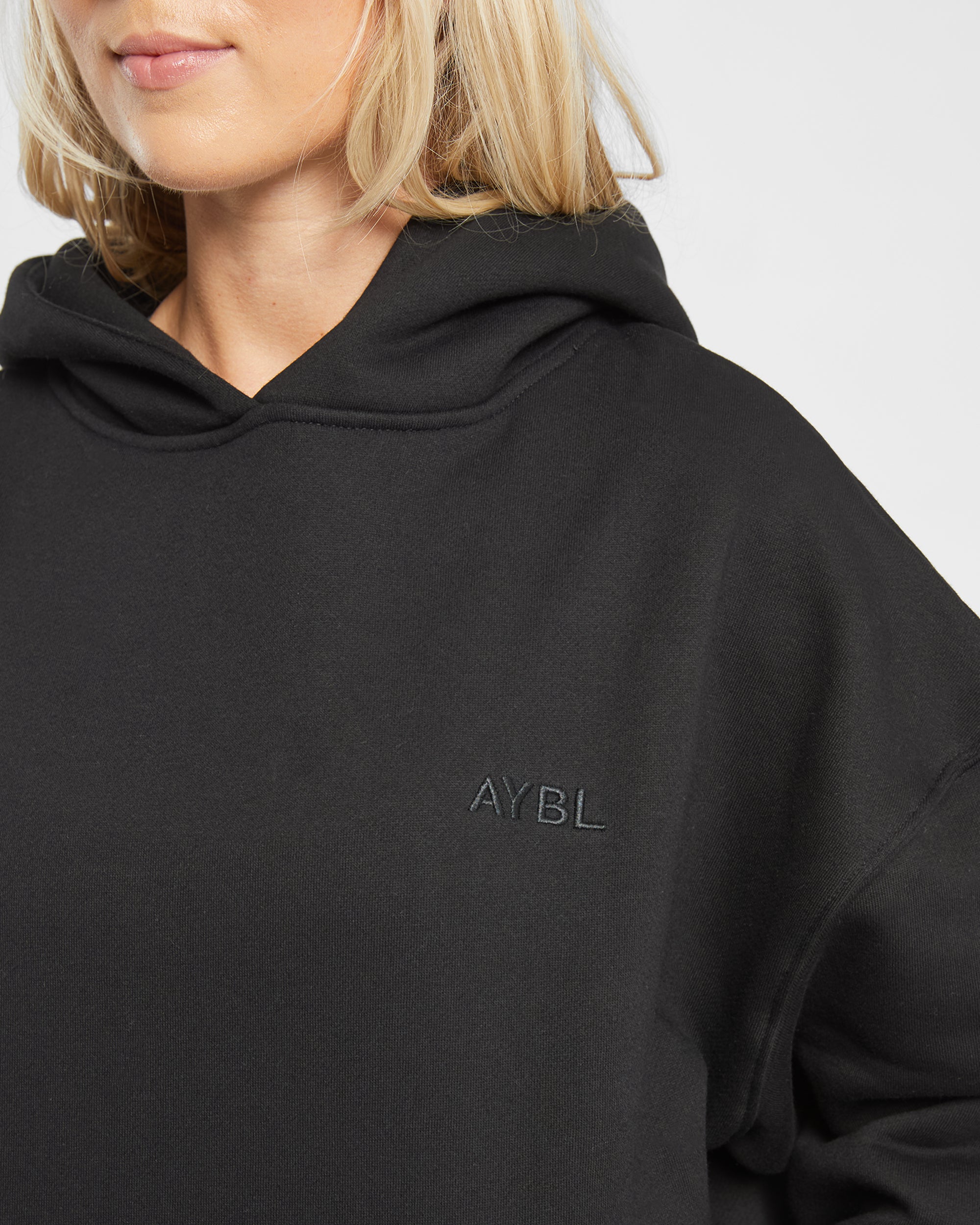 Premium Oversized Hoodie - Schwarz