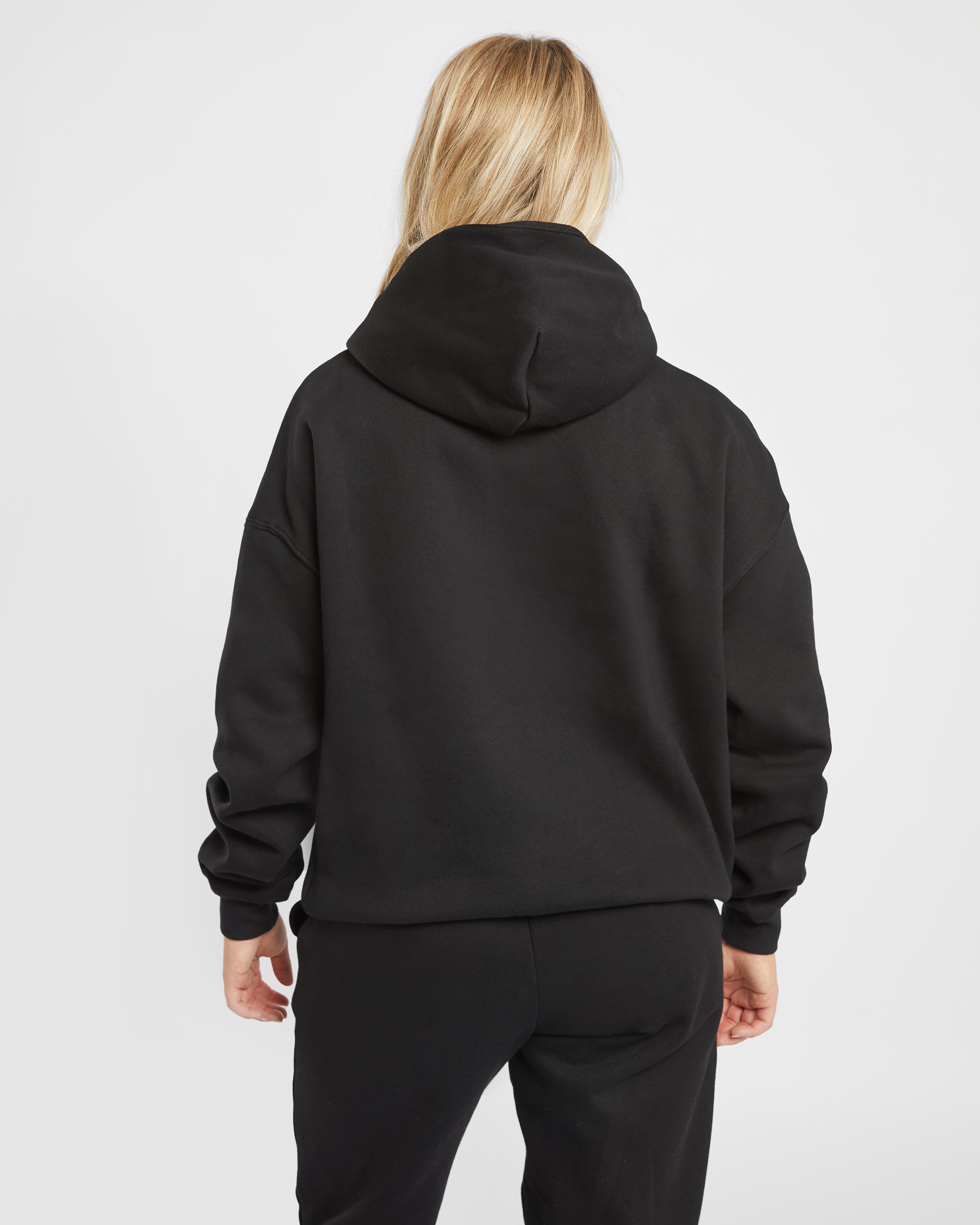 Premium Oversized Hoodie - Schwarz