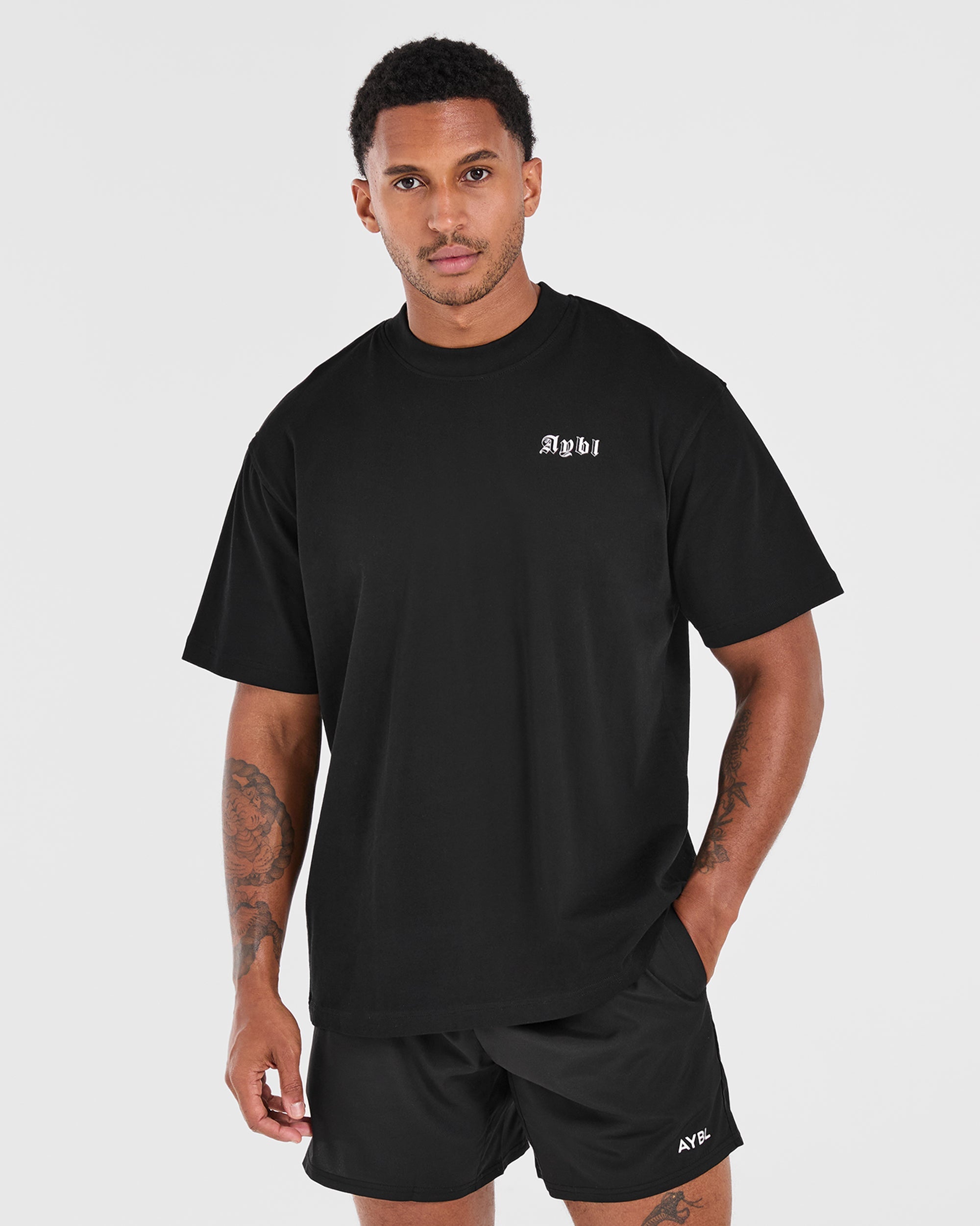 Mind of Steel Oversized T Shirt - Schwarz