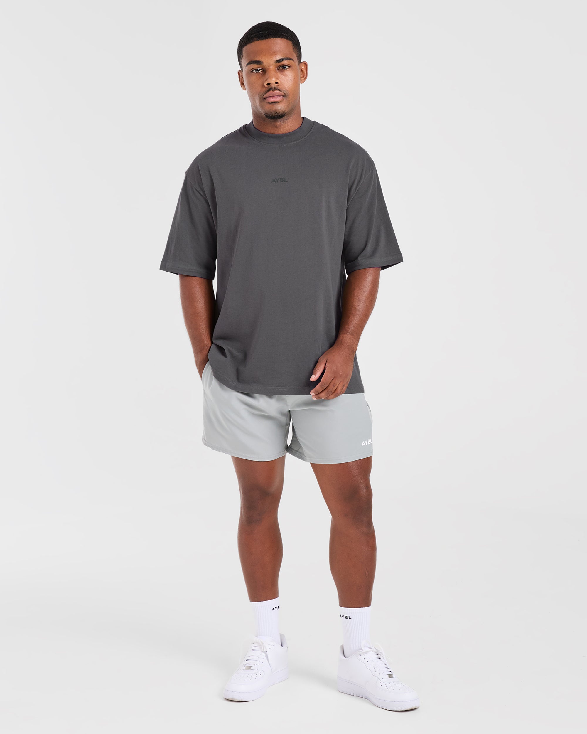 Craft Oversized T Shirt - Charcoal