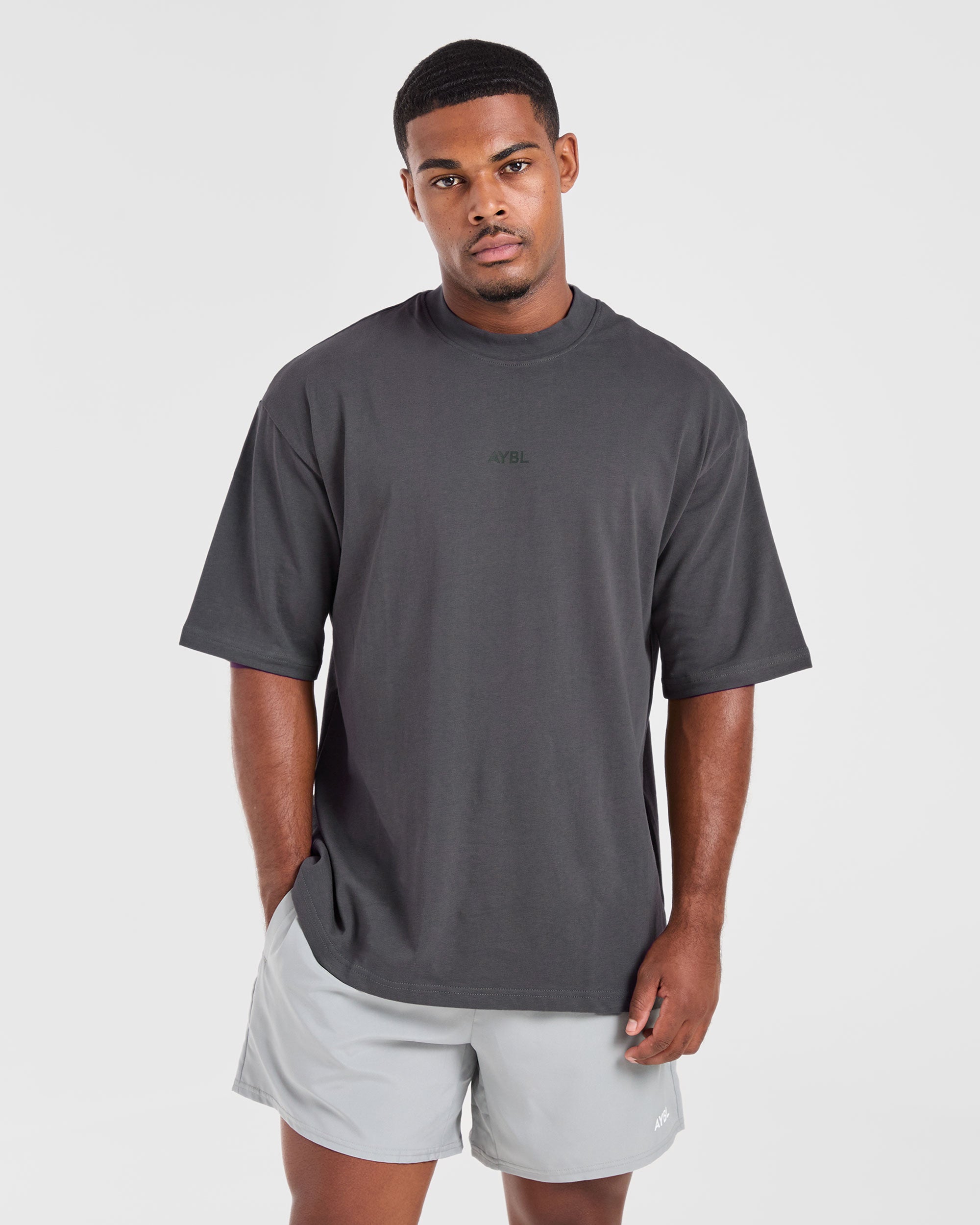 Craft Oversized T Shirt - Charcoal