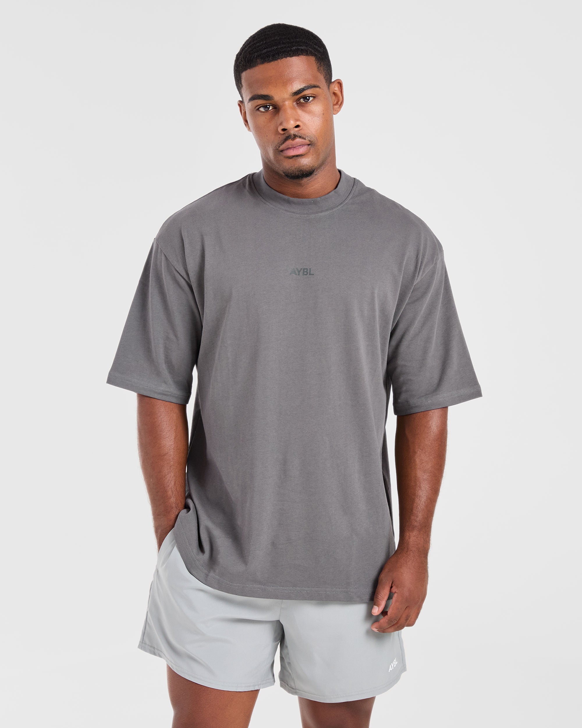 Craft Oversized T Shirt - Charcoal