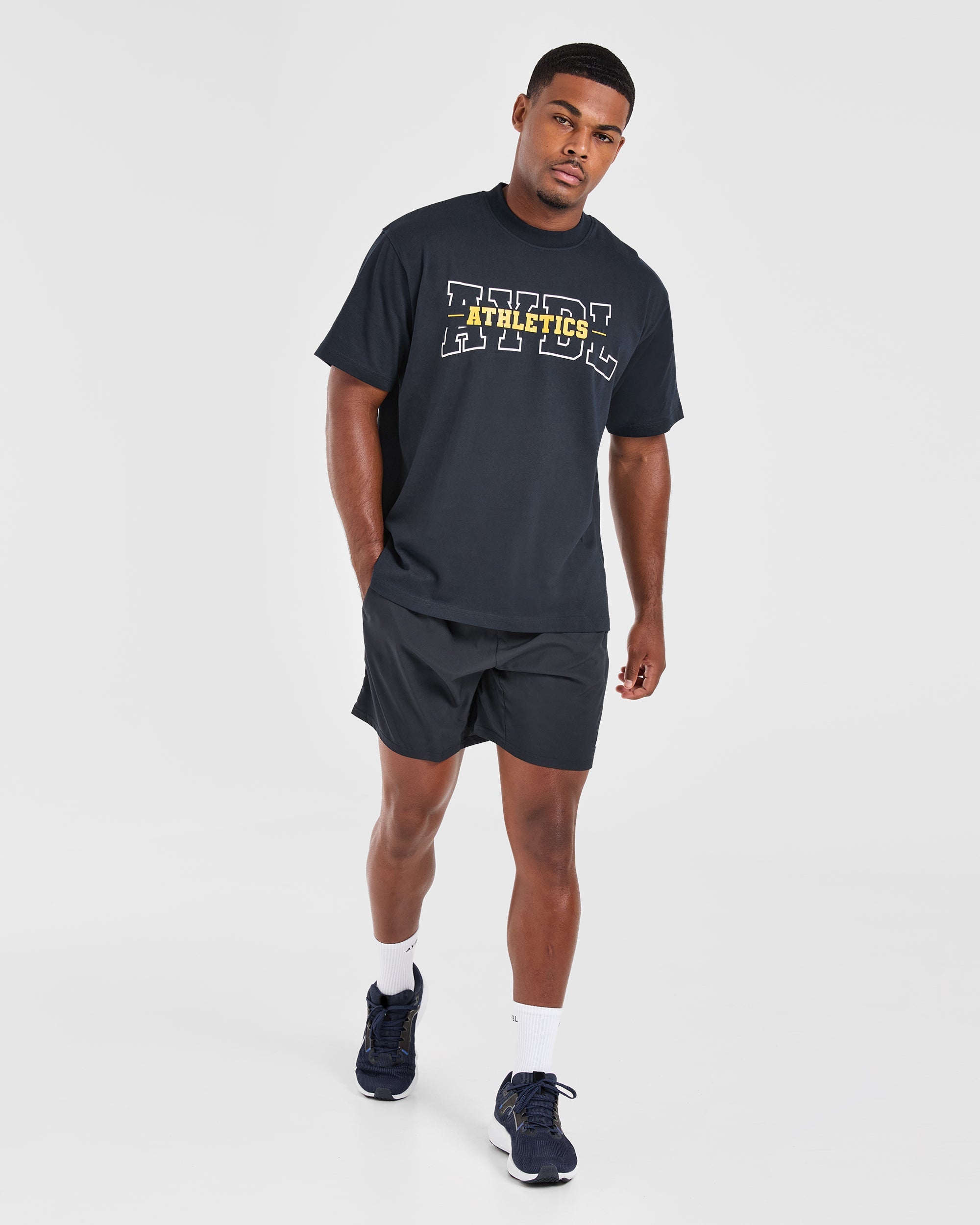 Athletics Oversized T Shirt - Navy